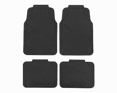 Foto 2 | Tapetes para Auto Negros Starprix 4 Piezas