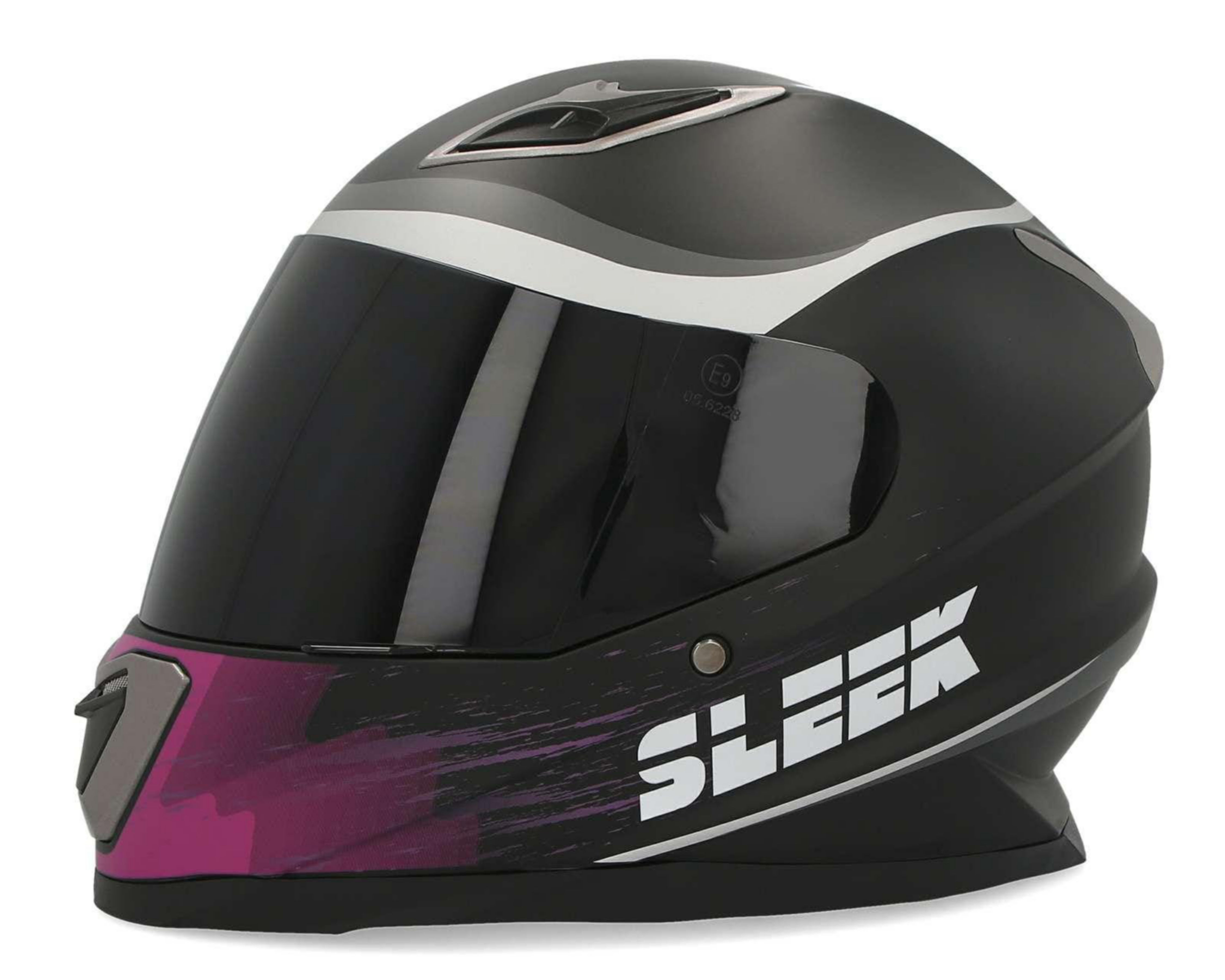 Foto 2 | Casco para Motociclista Sleek Grande Rosa