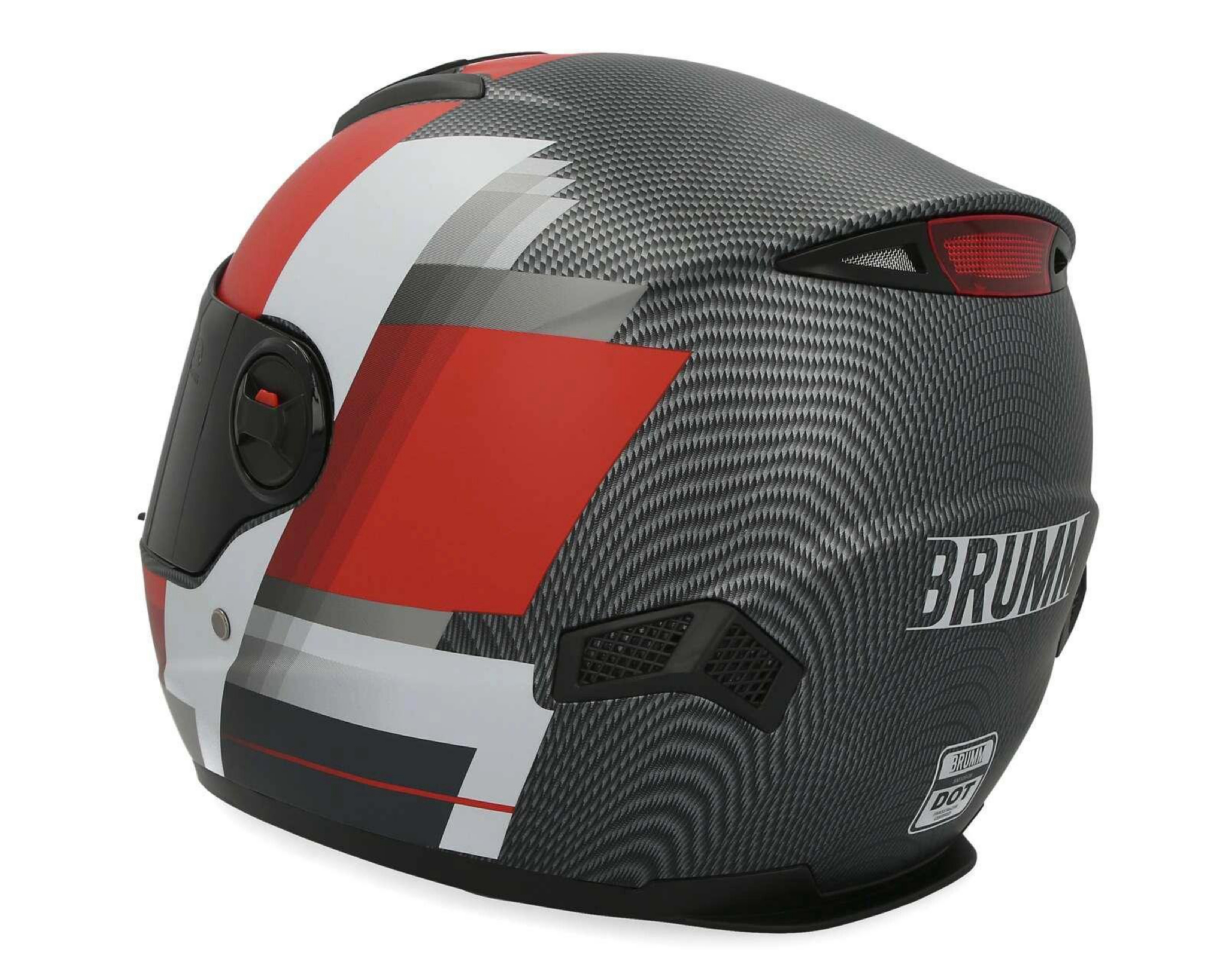 Casco para Motociclista Brumm Grande Rojo Coppel