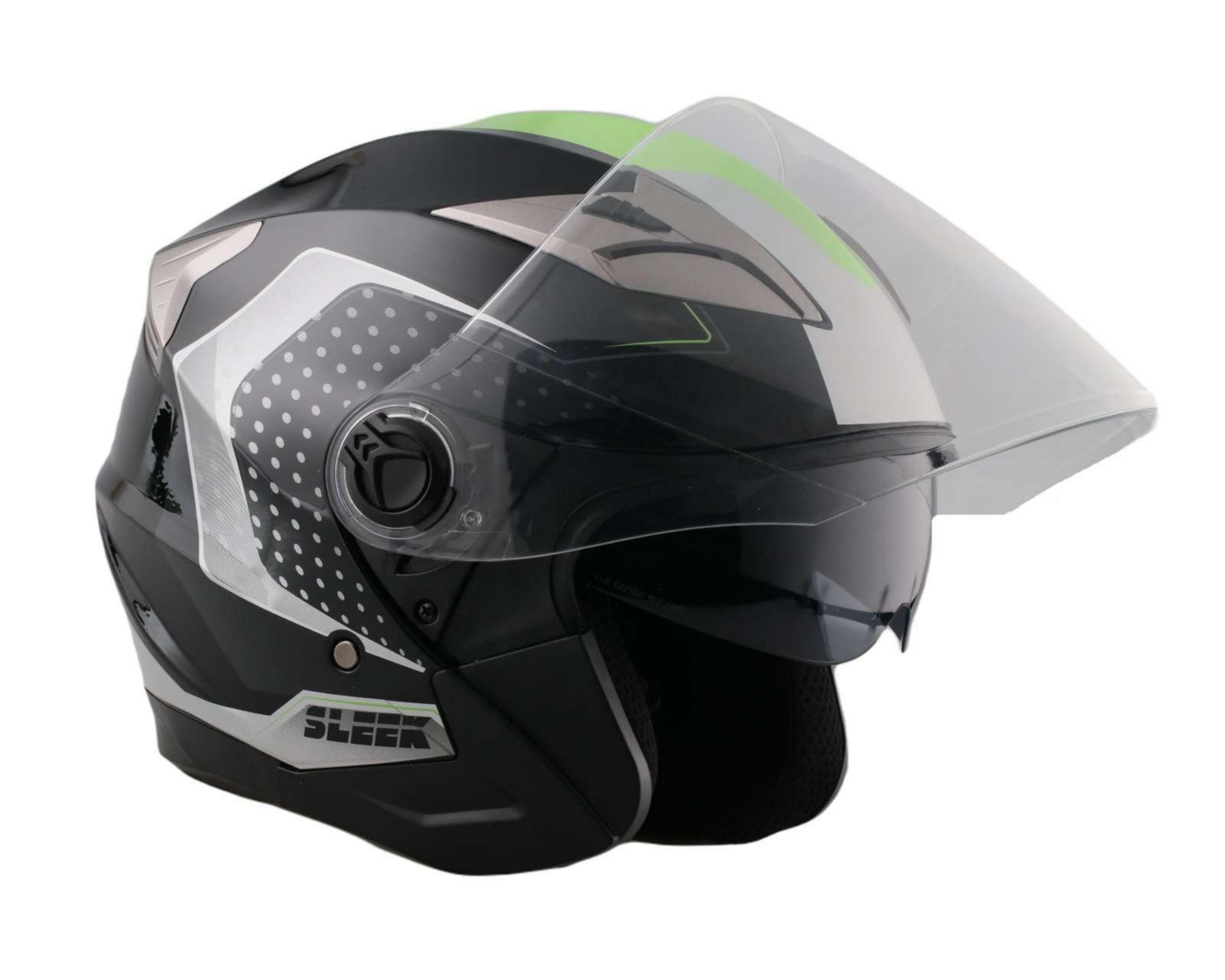 Foto 2 | Casco para Motocicleta Sleek Mediano Gris