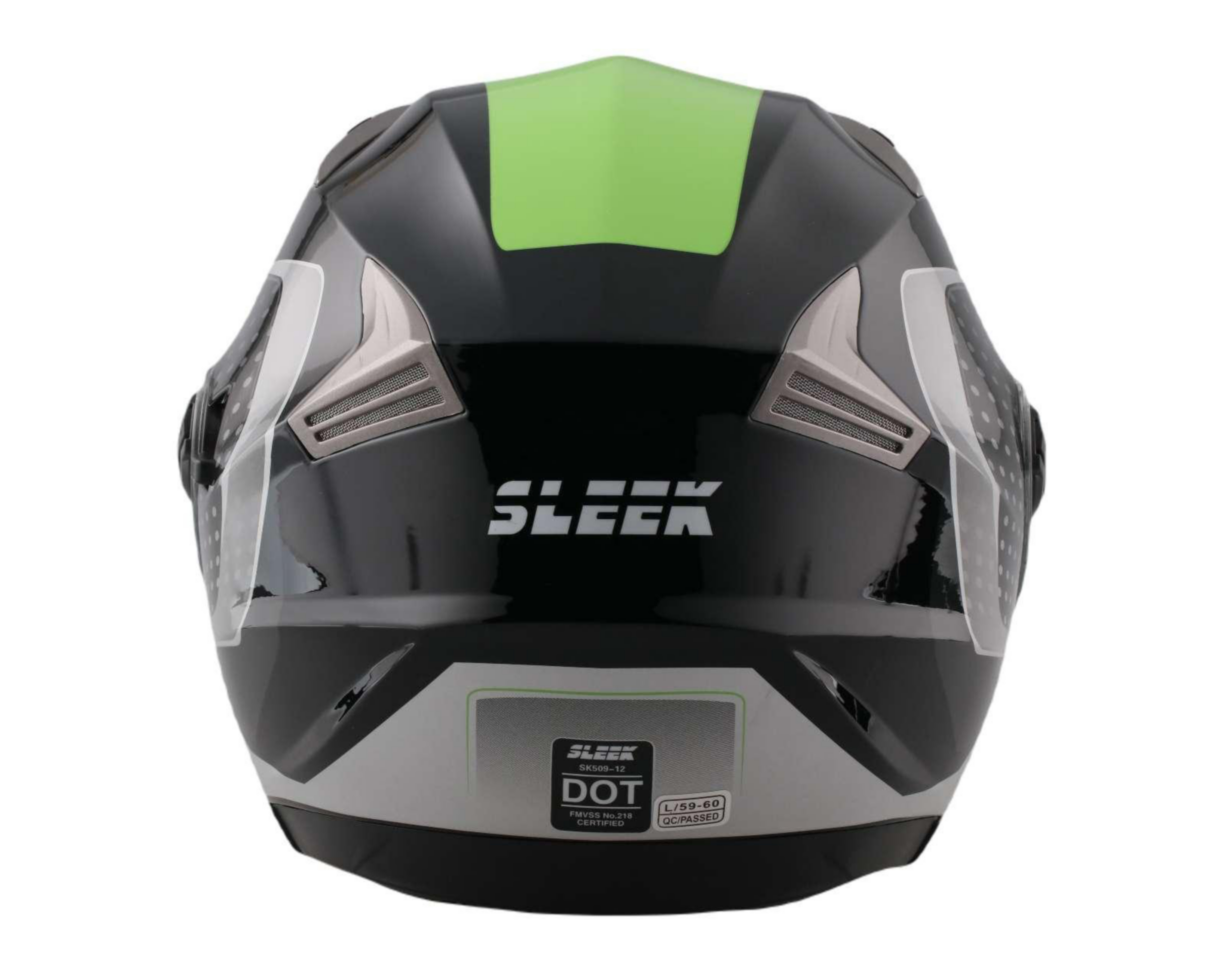 Foto 4 pulgar | Casco para Motocicleta Sleek Mediano Gris