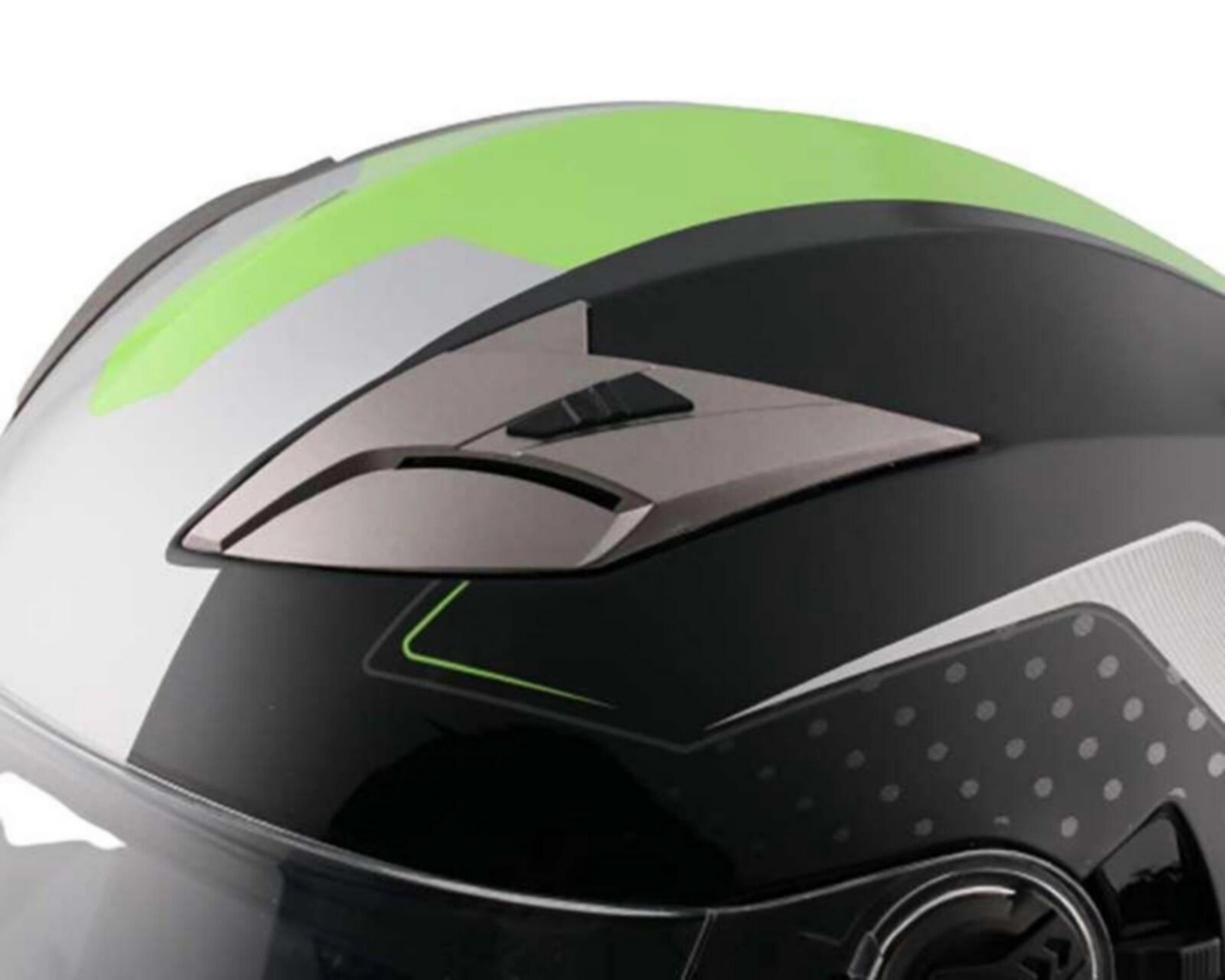 Foto 7 pulgar | Casco para Motocicleta Sleek Mediano Gris