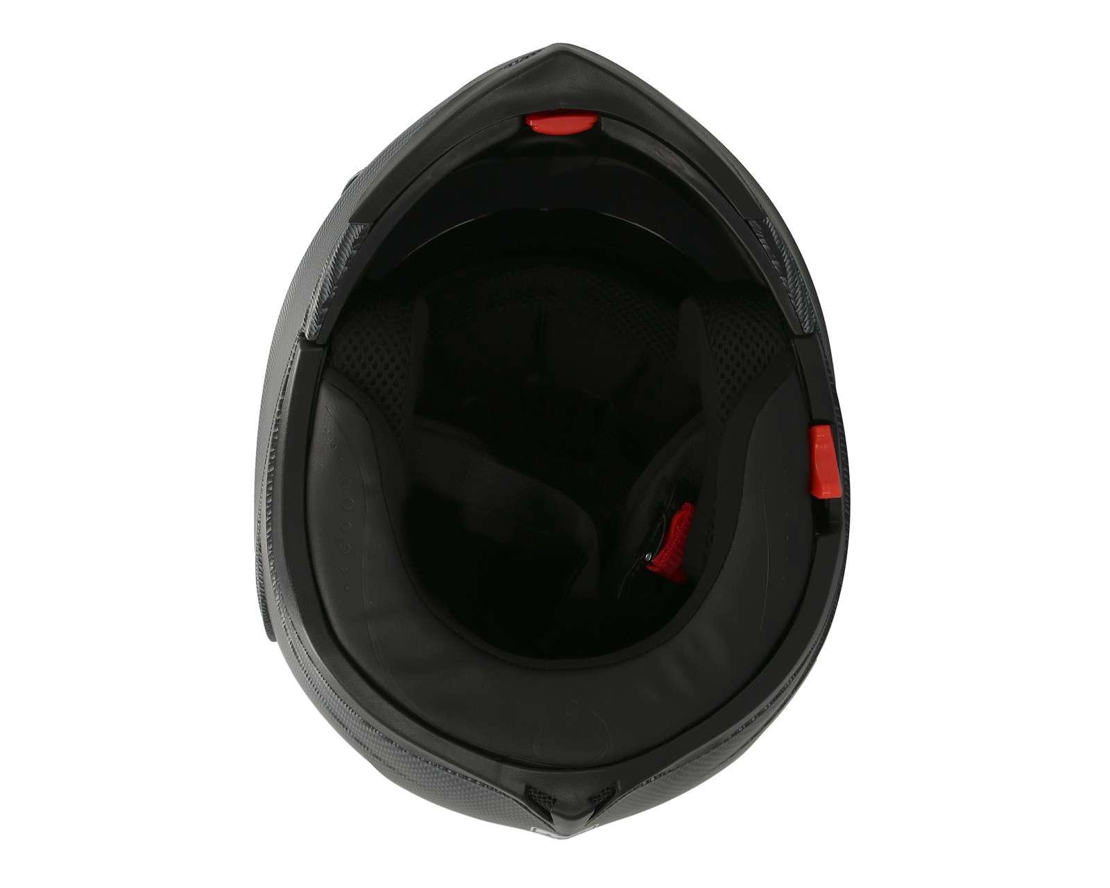 Foto 9 pulgar | Casco para Motociclista Brumm Grande Negro