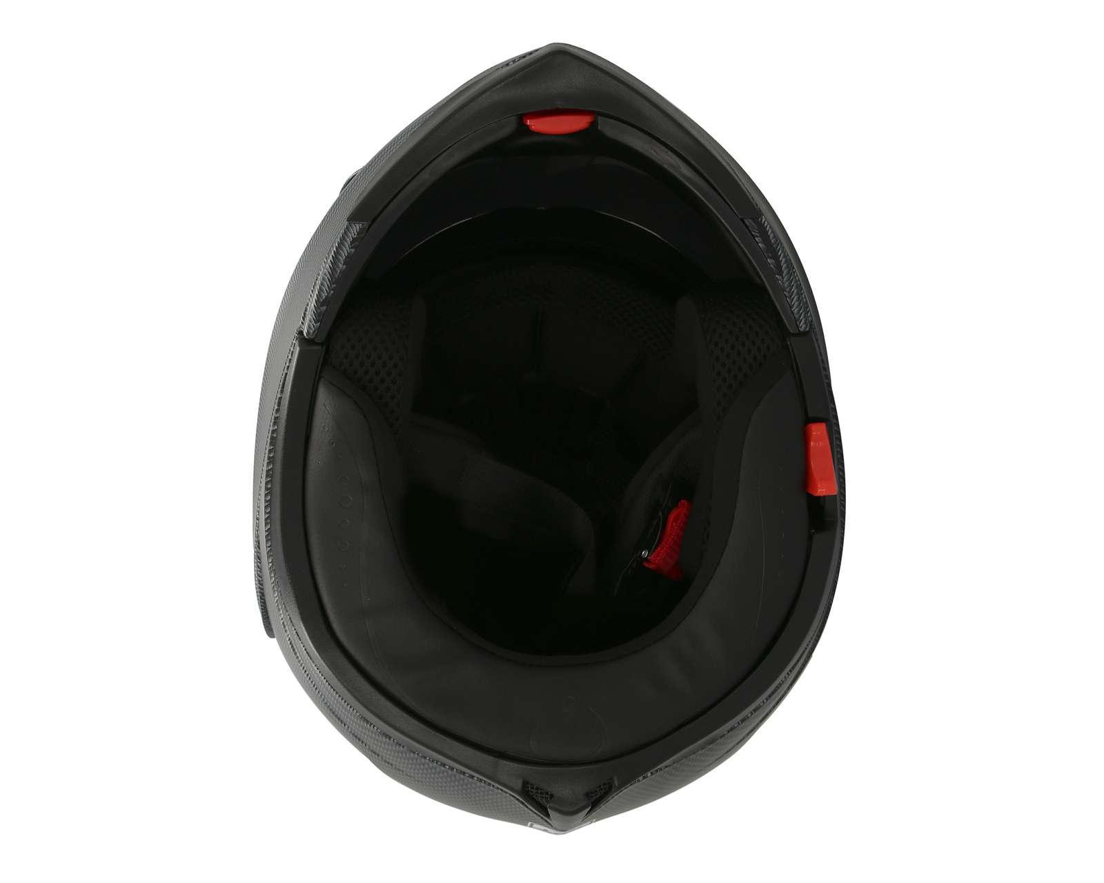 Foto 9 pulgar | Casco para Motociclista Brumm Extragrande Negro