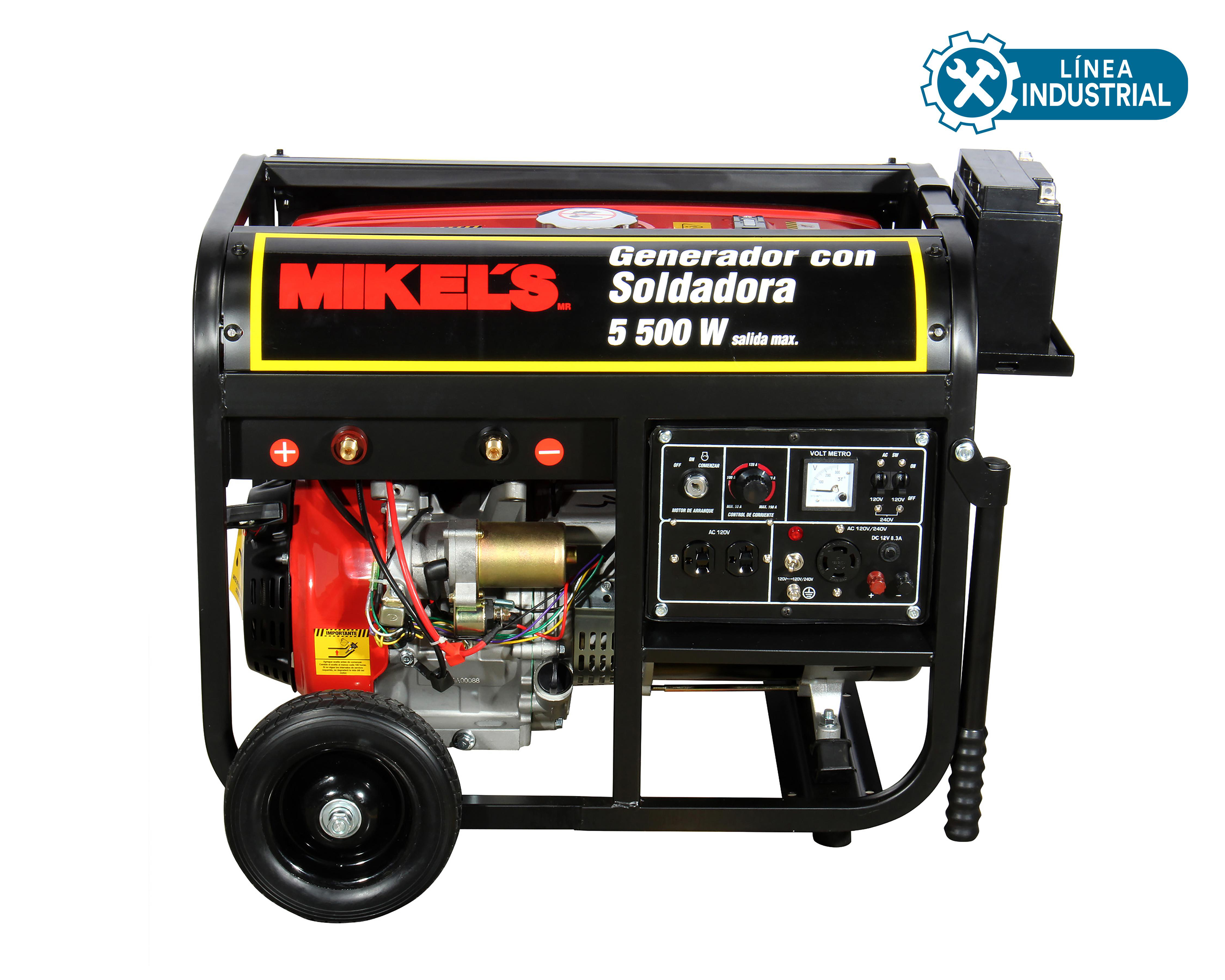 Foto 1 | Generador Eléctrico con Soldadora Mikels GCES-55 5500 W