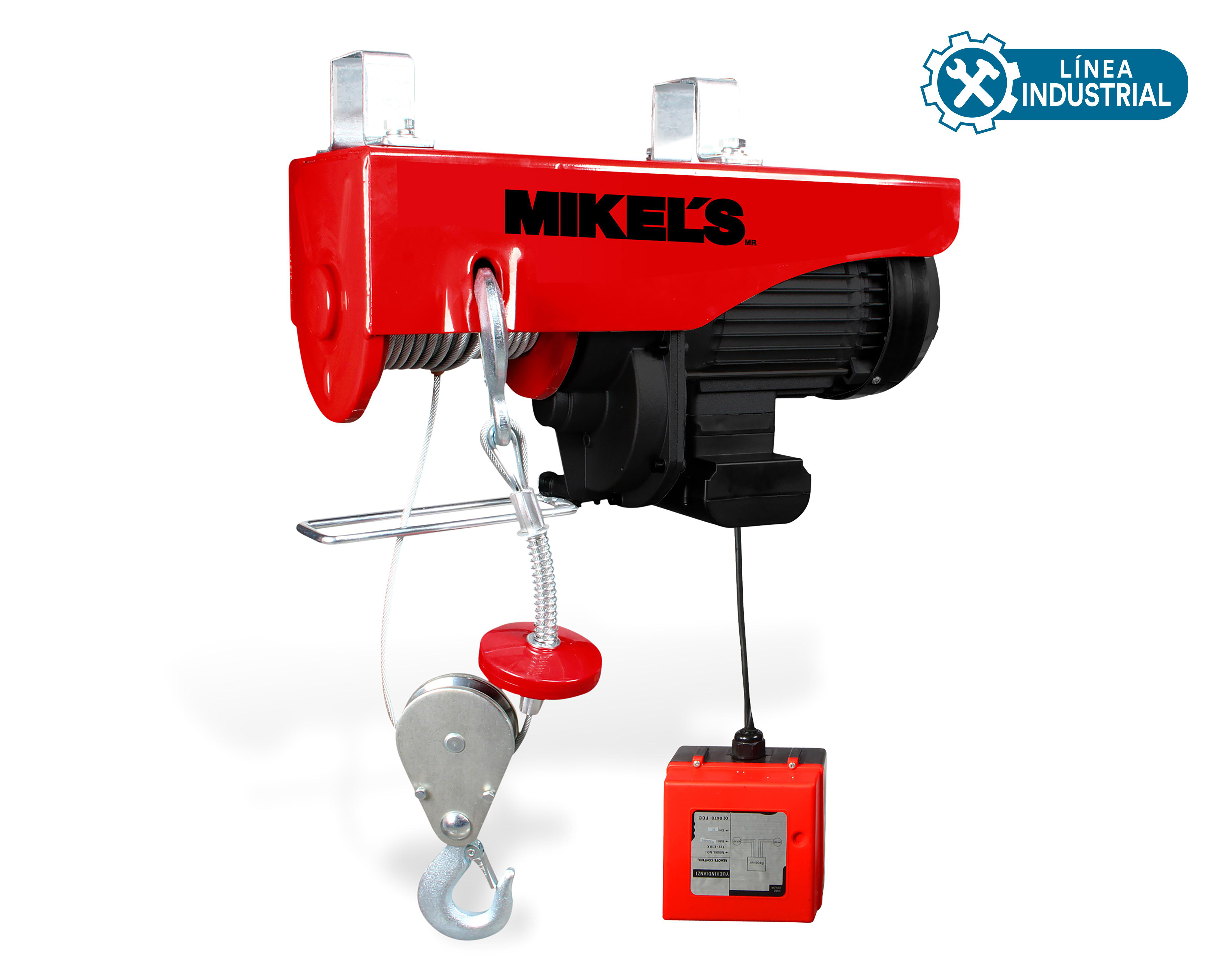 Polipasto Eléctrico Mikels PE-1000-RC 1 Tonelada $10,499