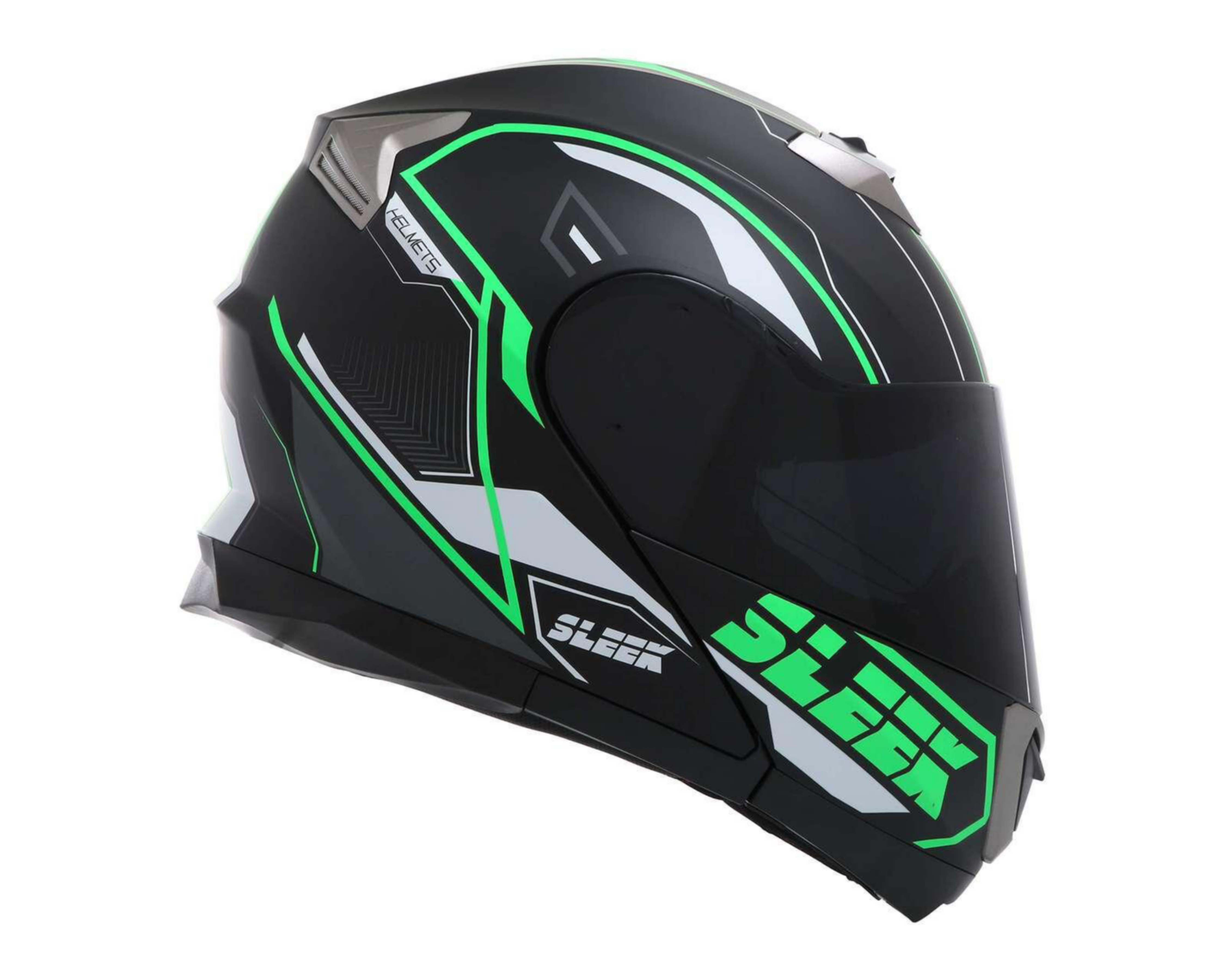 Foto 6 | Casco para Motociclista Sleek Extragrande Verde