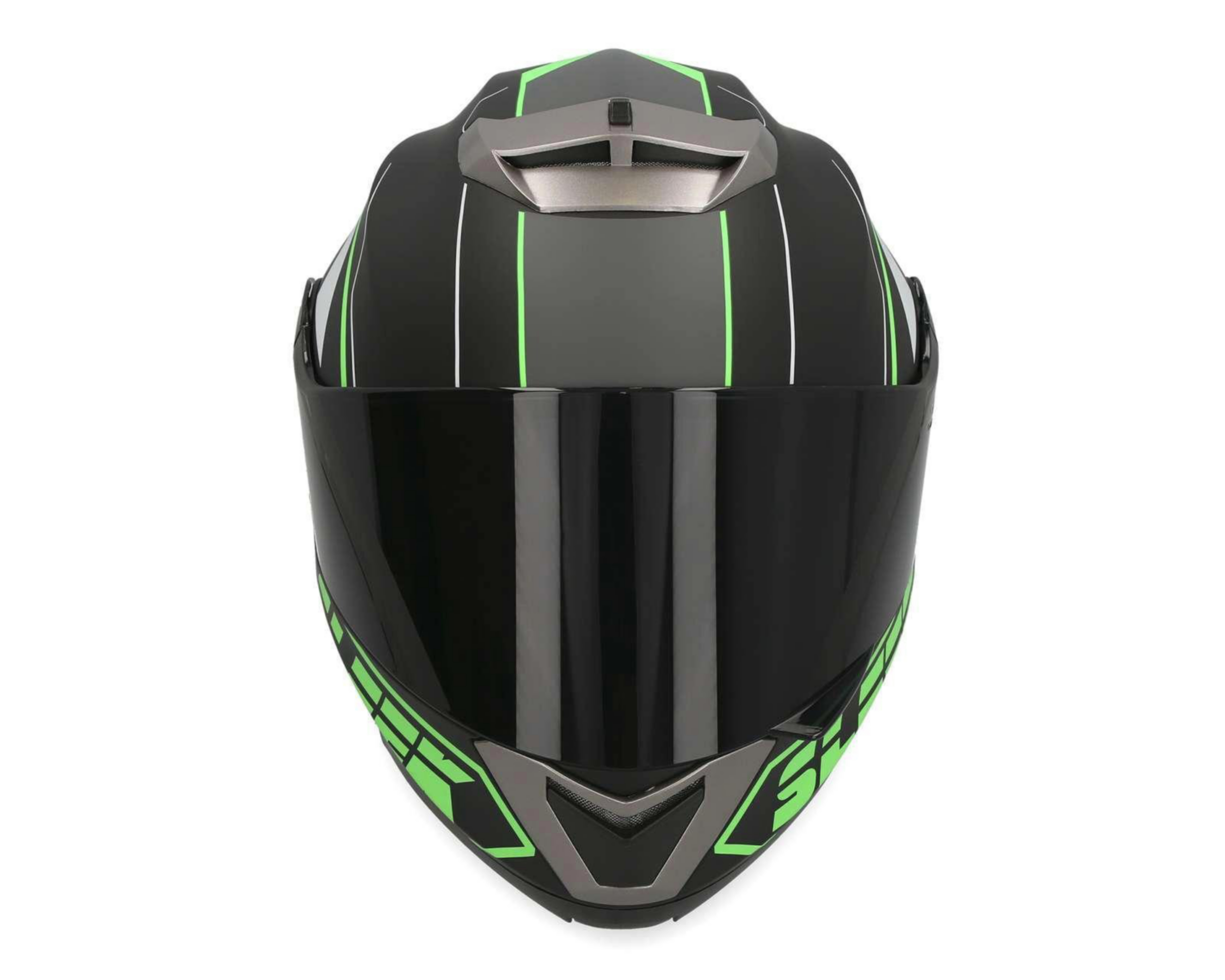 Foto 7 | Casco para Motociclista Sleek Extragrande Verde