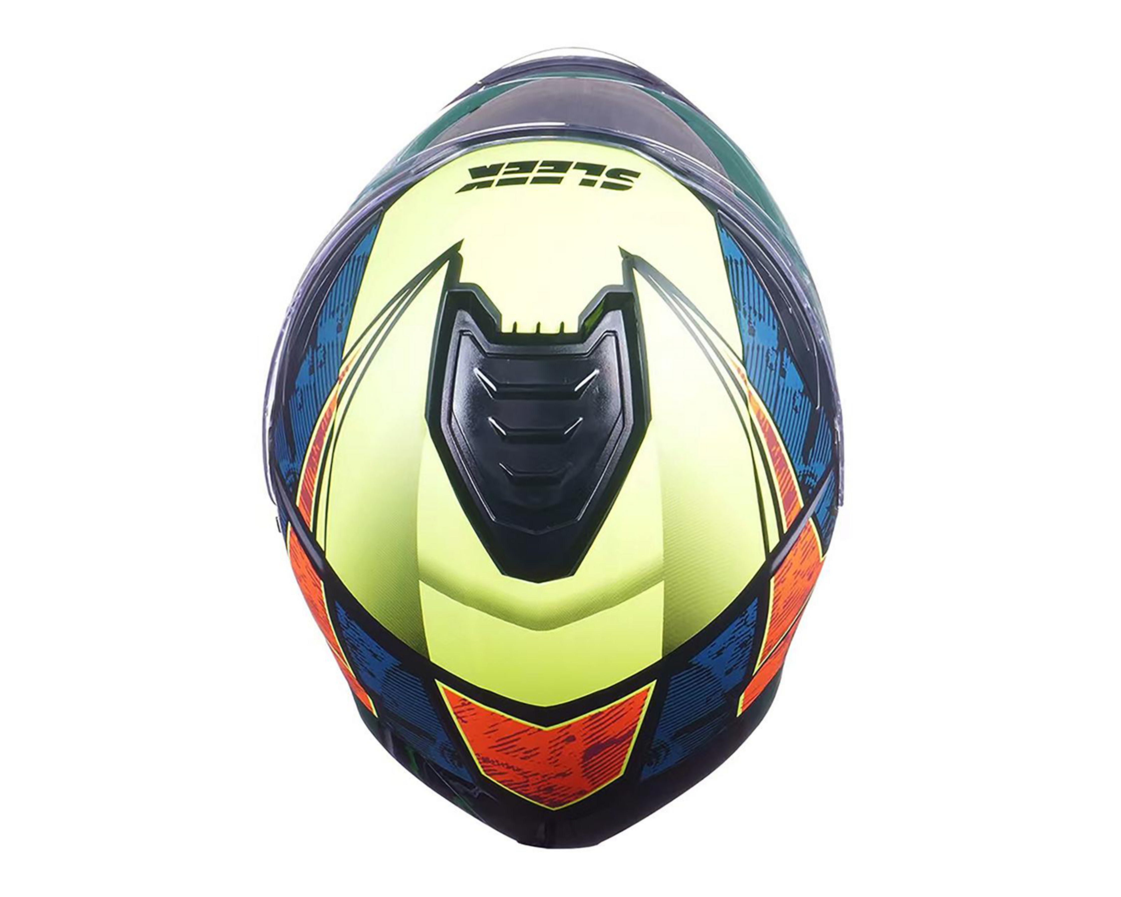 Foto 5 pulgar | Casco para Motociclista Sleek Extragrande Abatible