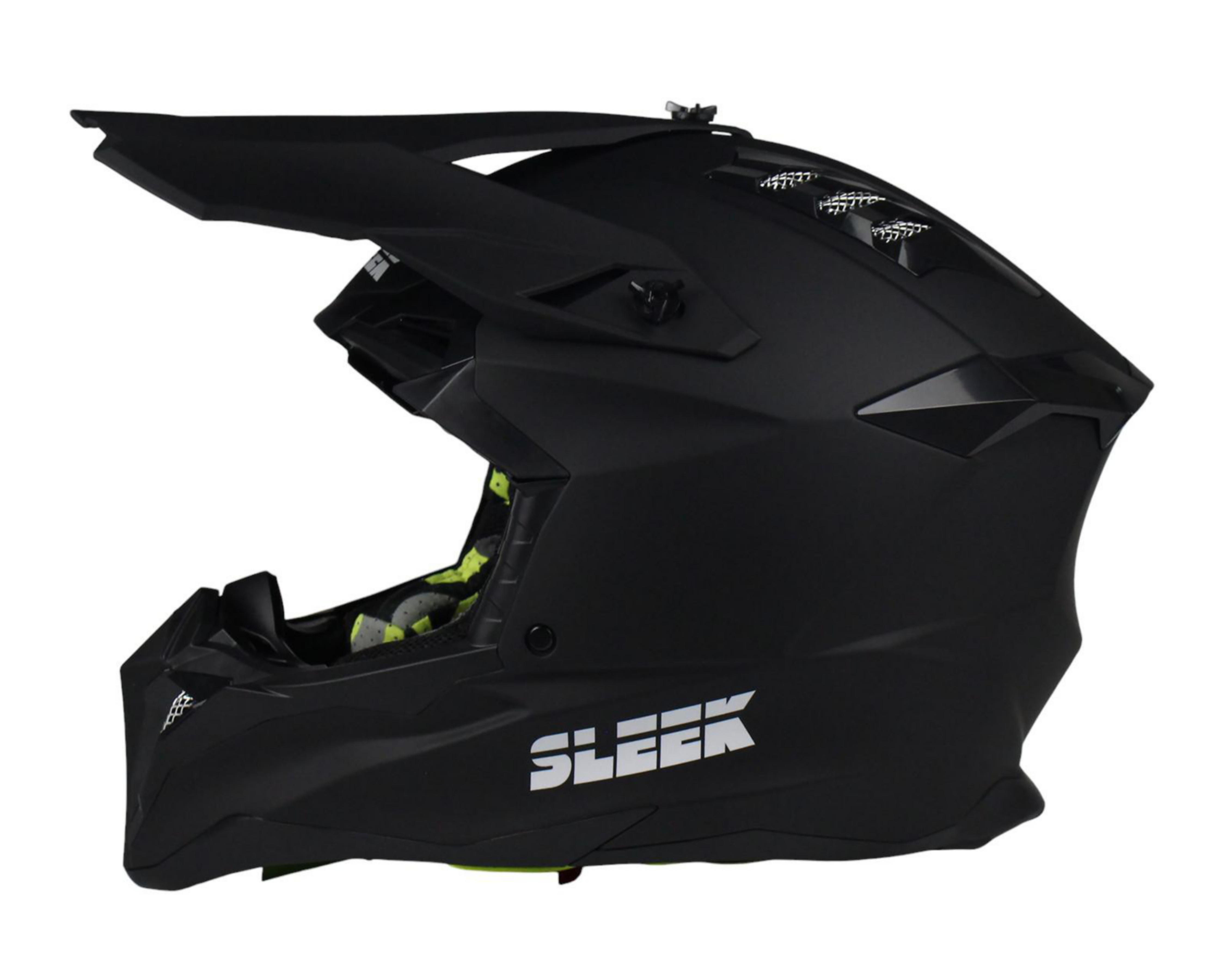 Foto 3 pulgar | Casco para Motociclista Sleek Extra Grande Negro Cross