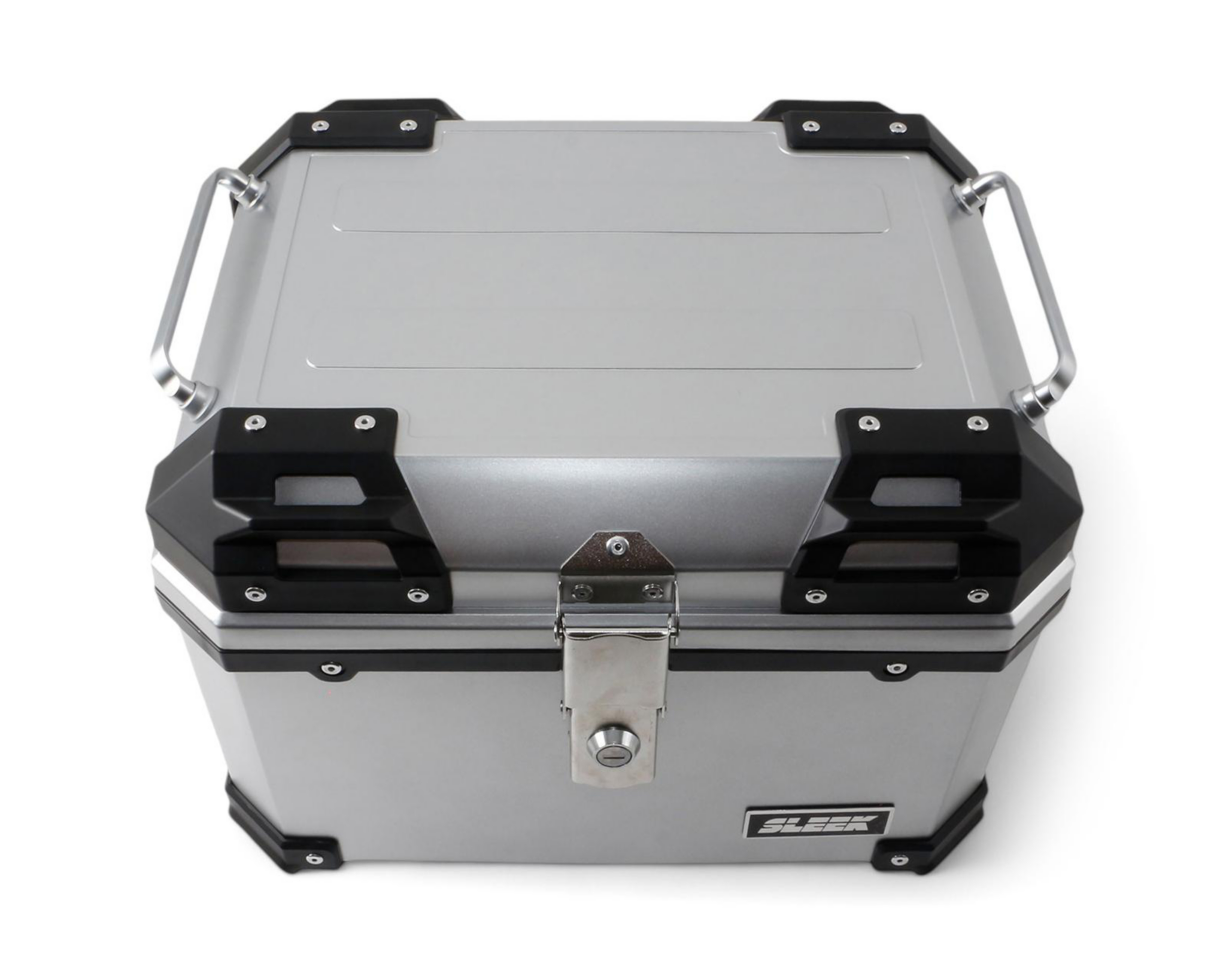 Foto 5 | Maletero para Moto Sleek SK-BX45 Top Case Plateado