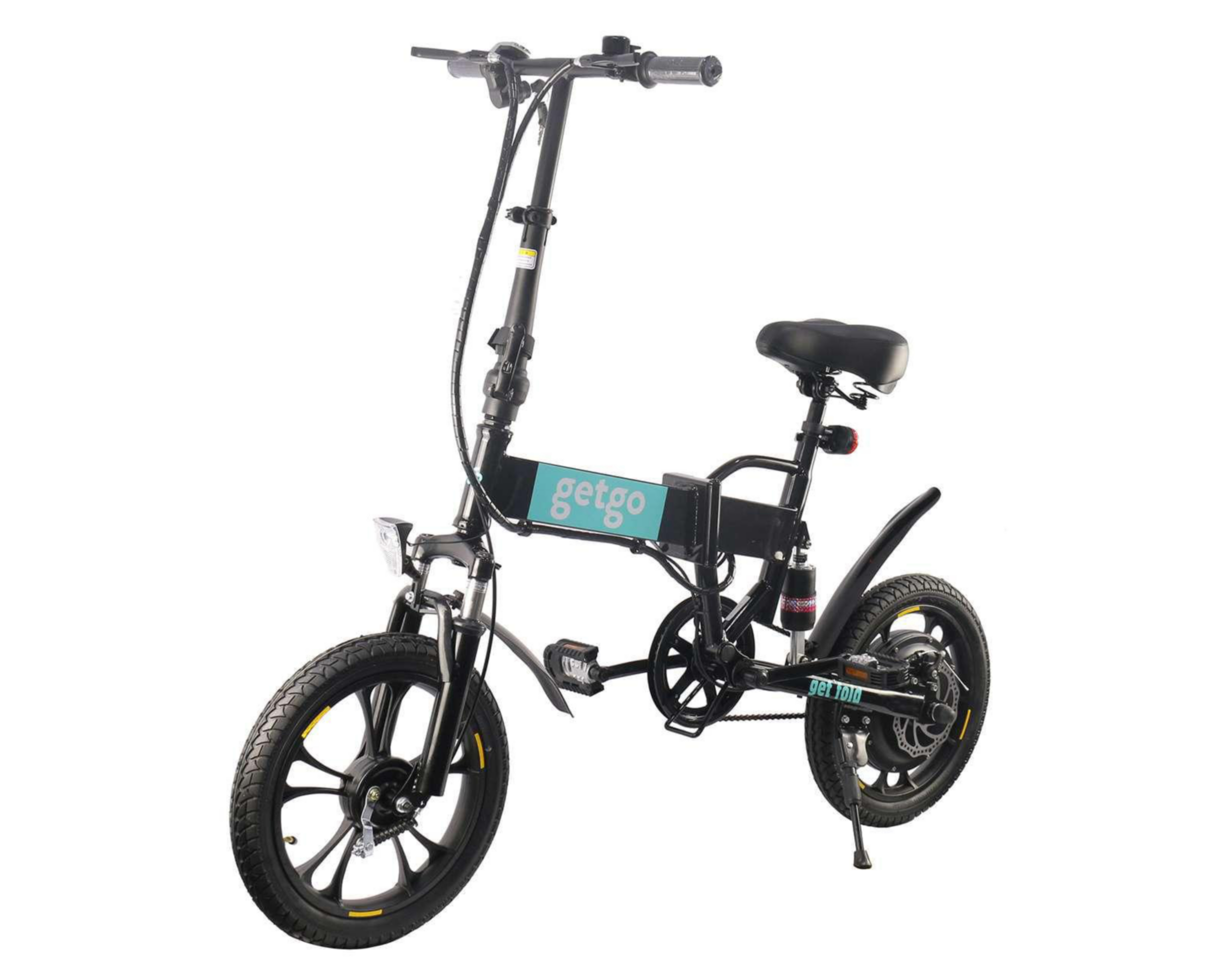 Bicicleta Eléctrica Plegable Getgo Get Fold Negra