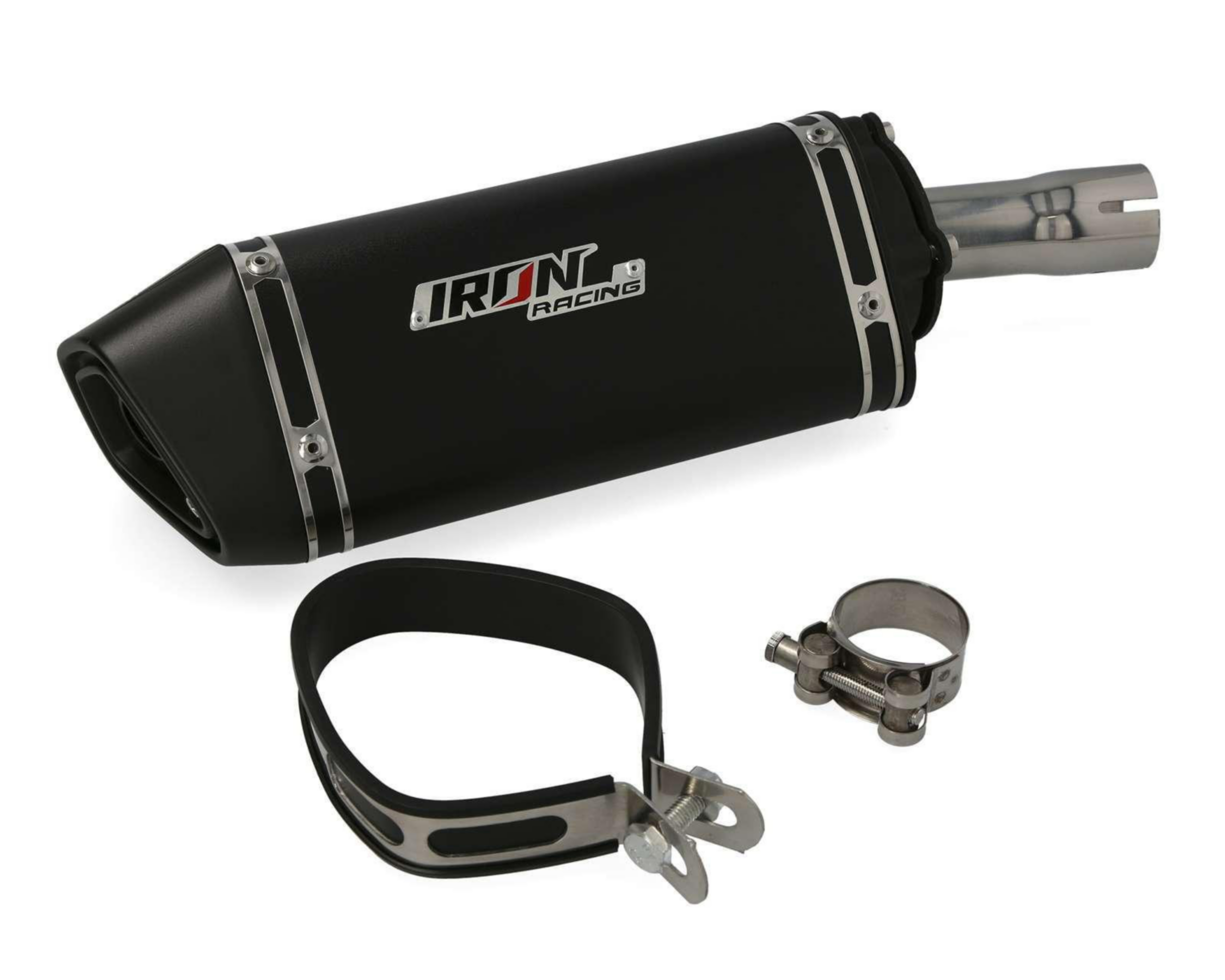Tubo silenciador Universal Iron Racing $2,899
