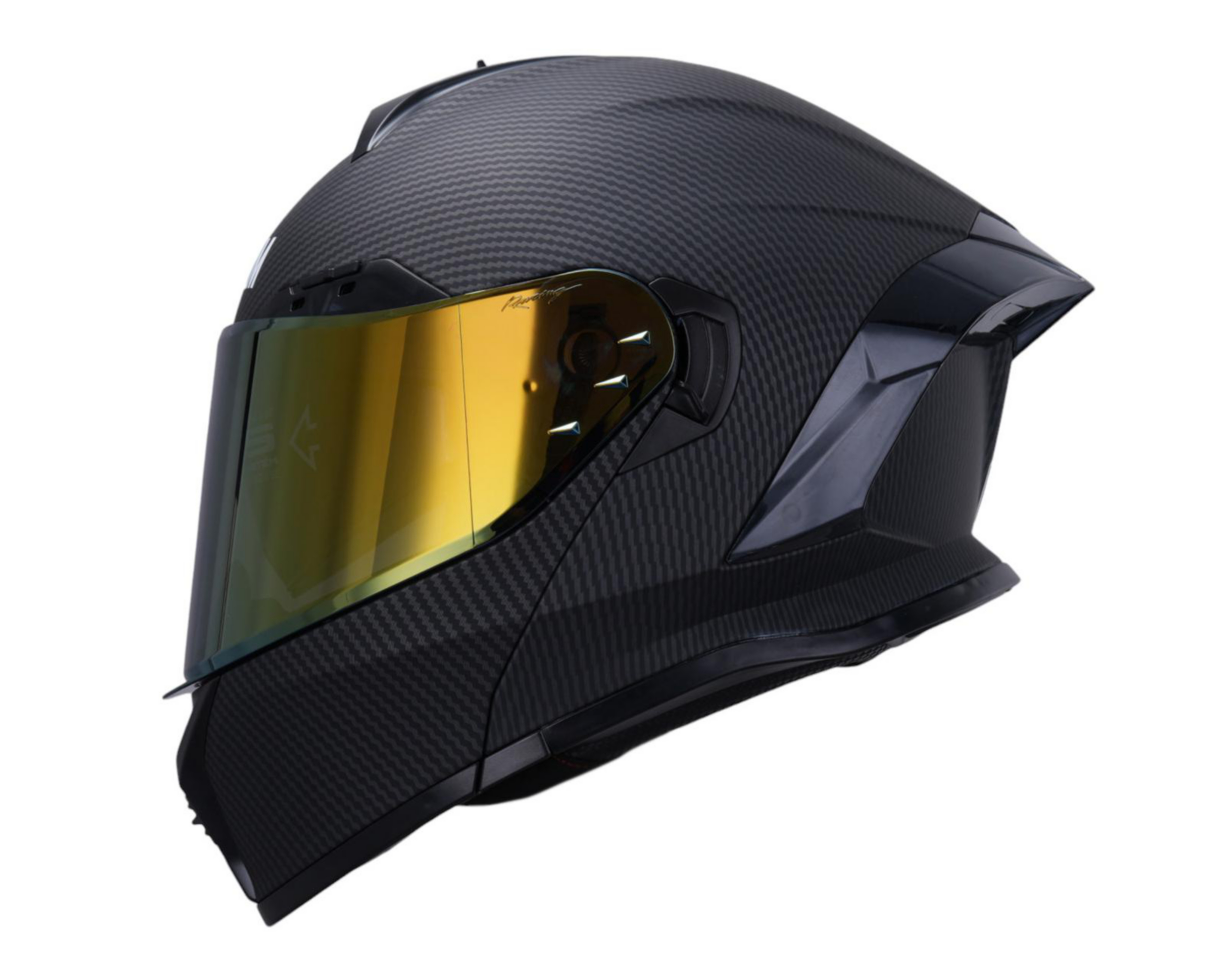 Foto 4 pulgar | Casco para Motociclista Brumm Grande Negro Abatible