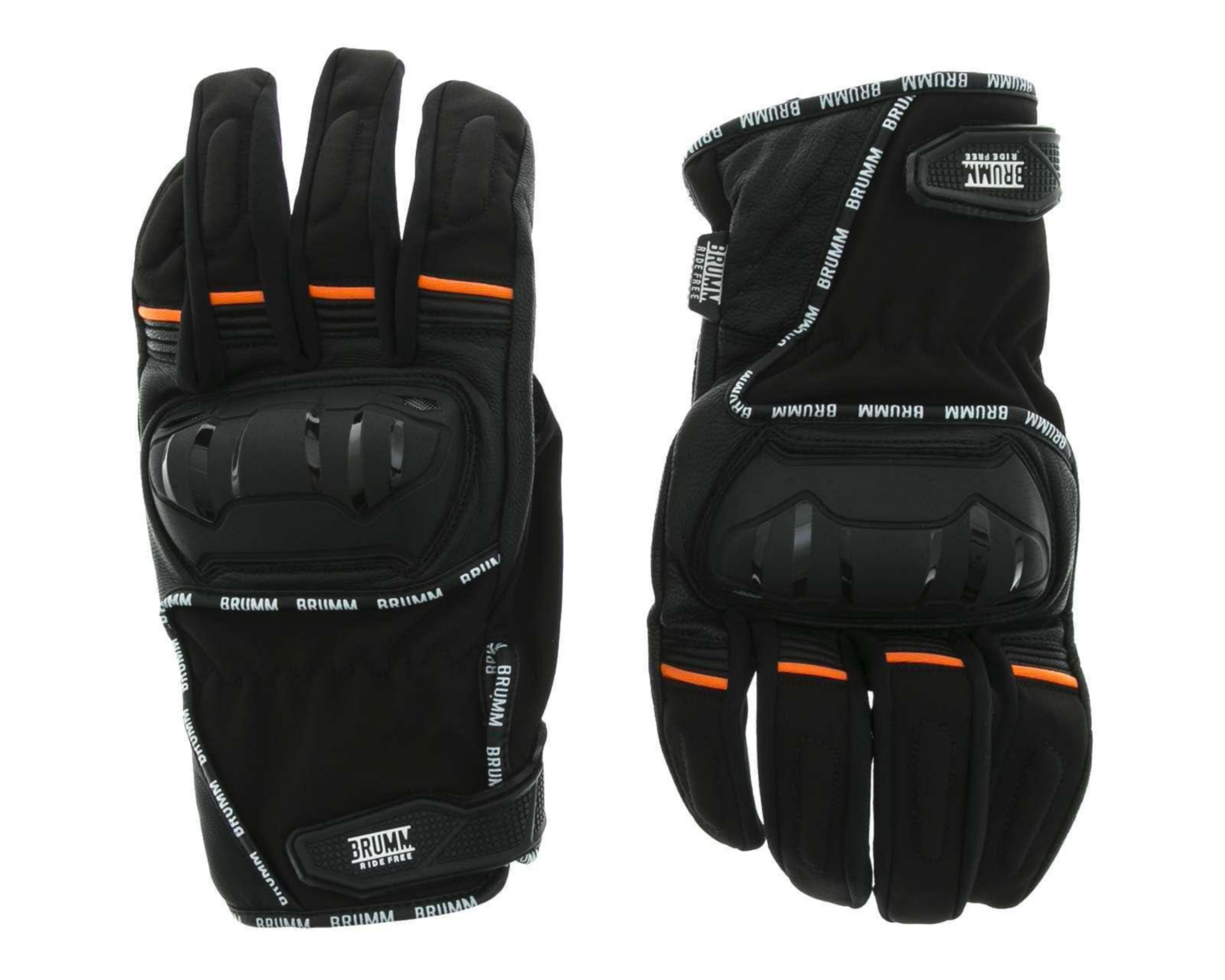 Guantes de Piel para Motociclista Brumm Grandes