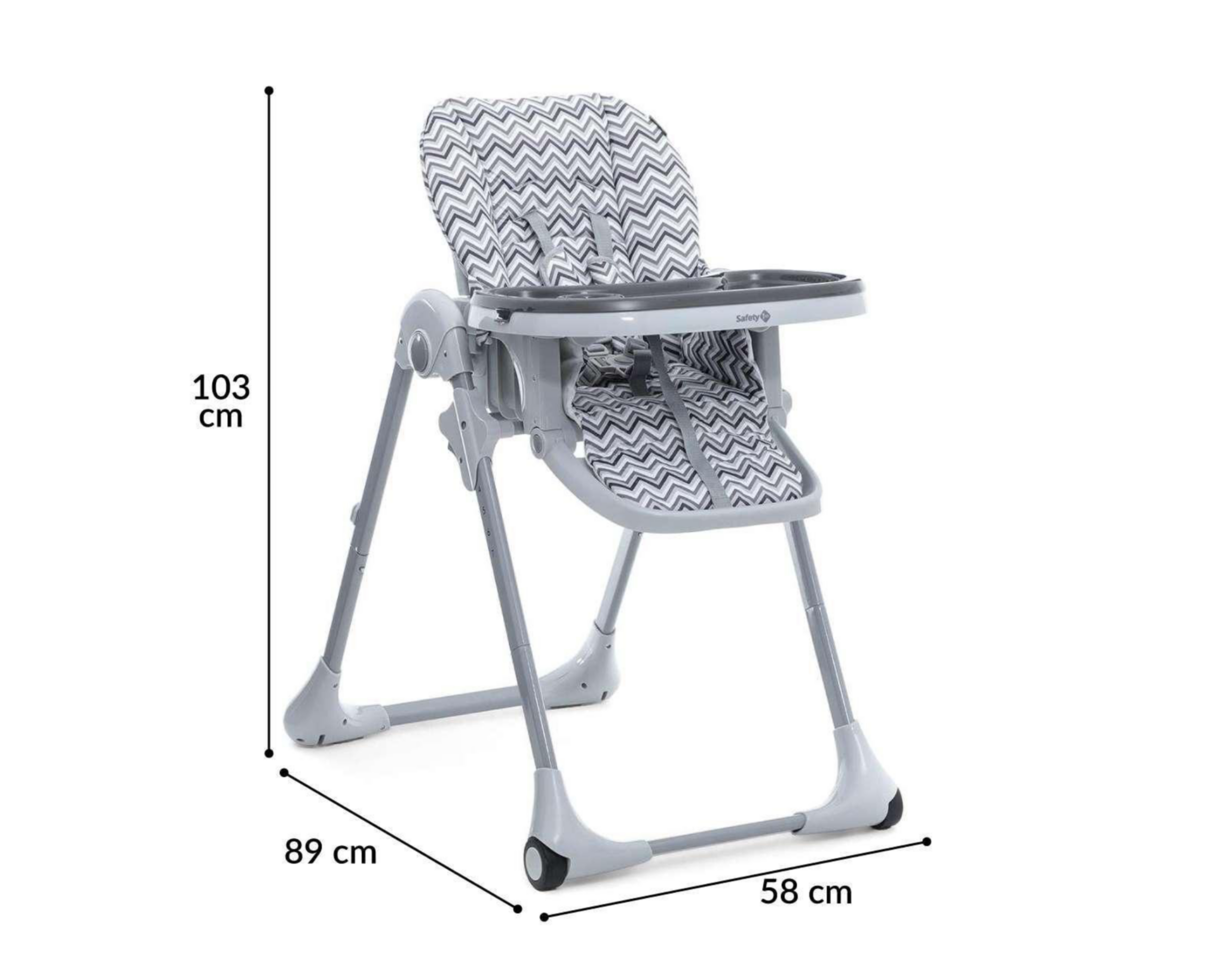 Foto 9 | Silla Alta Safety 1st Tavola color Gris