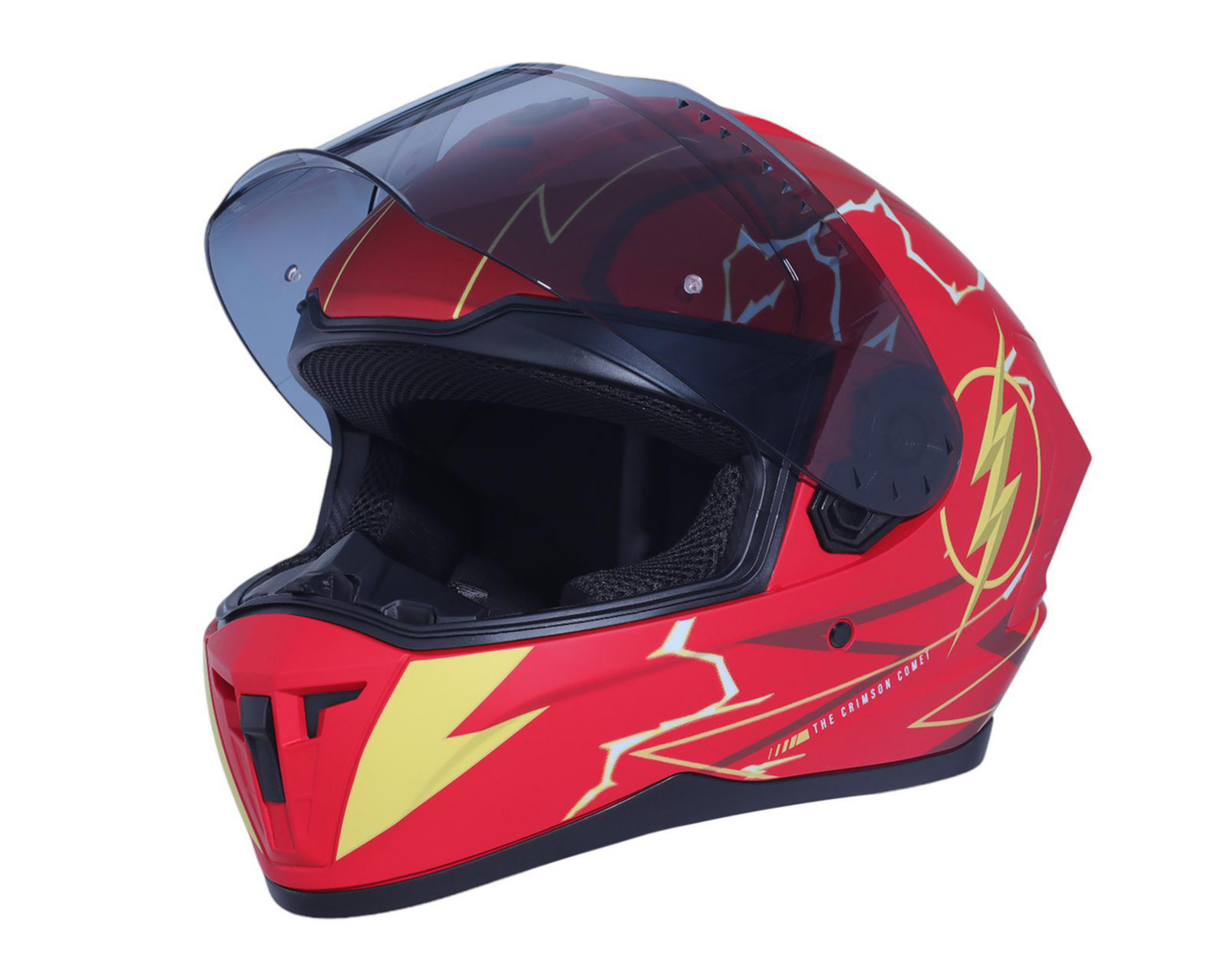 Casco para Motociclista Edge Mediano Rojo DC Flash