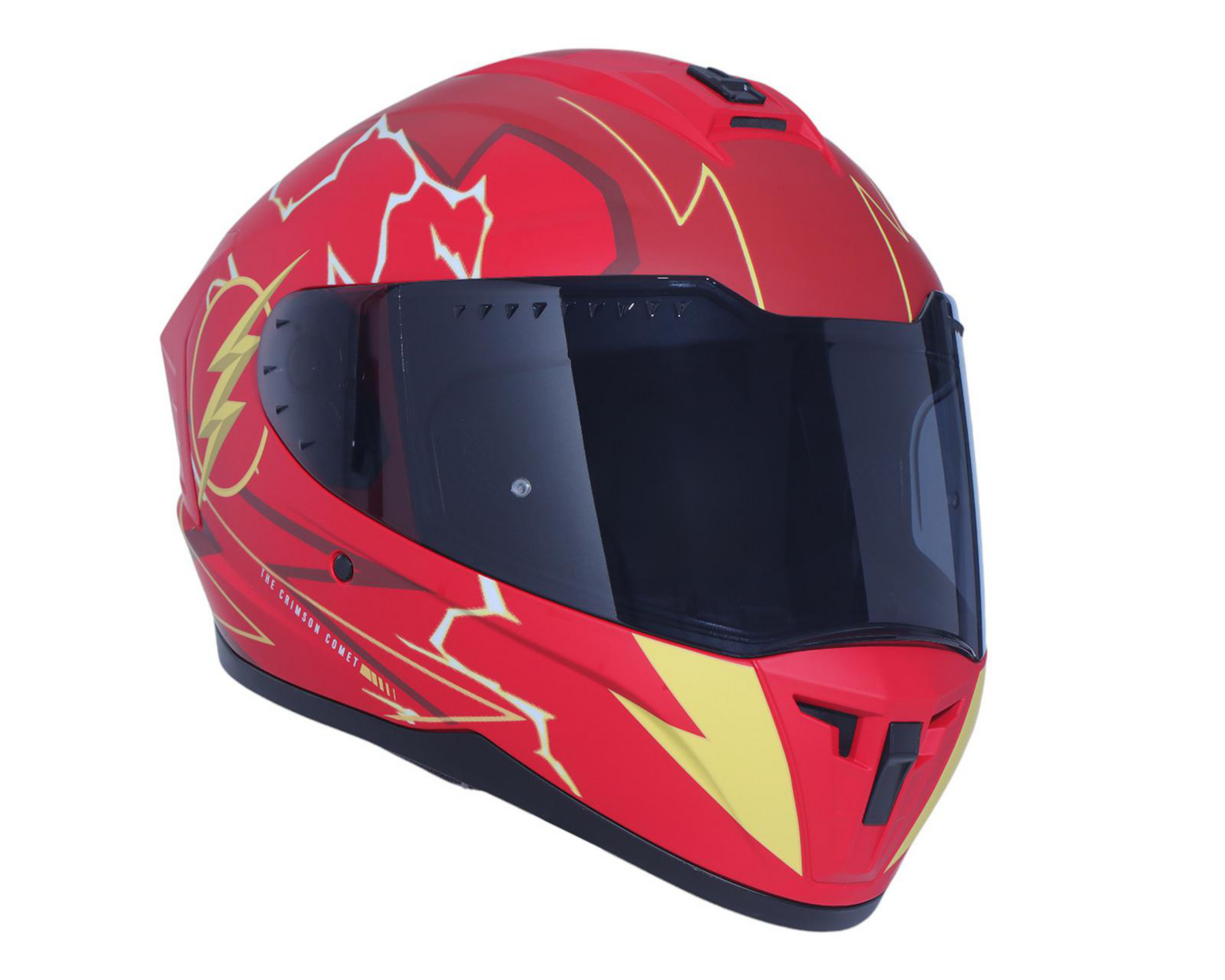 Foto 2 | Casco para Motociclista Edge Mediano Rojo DC Flash