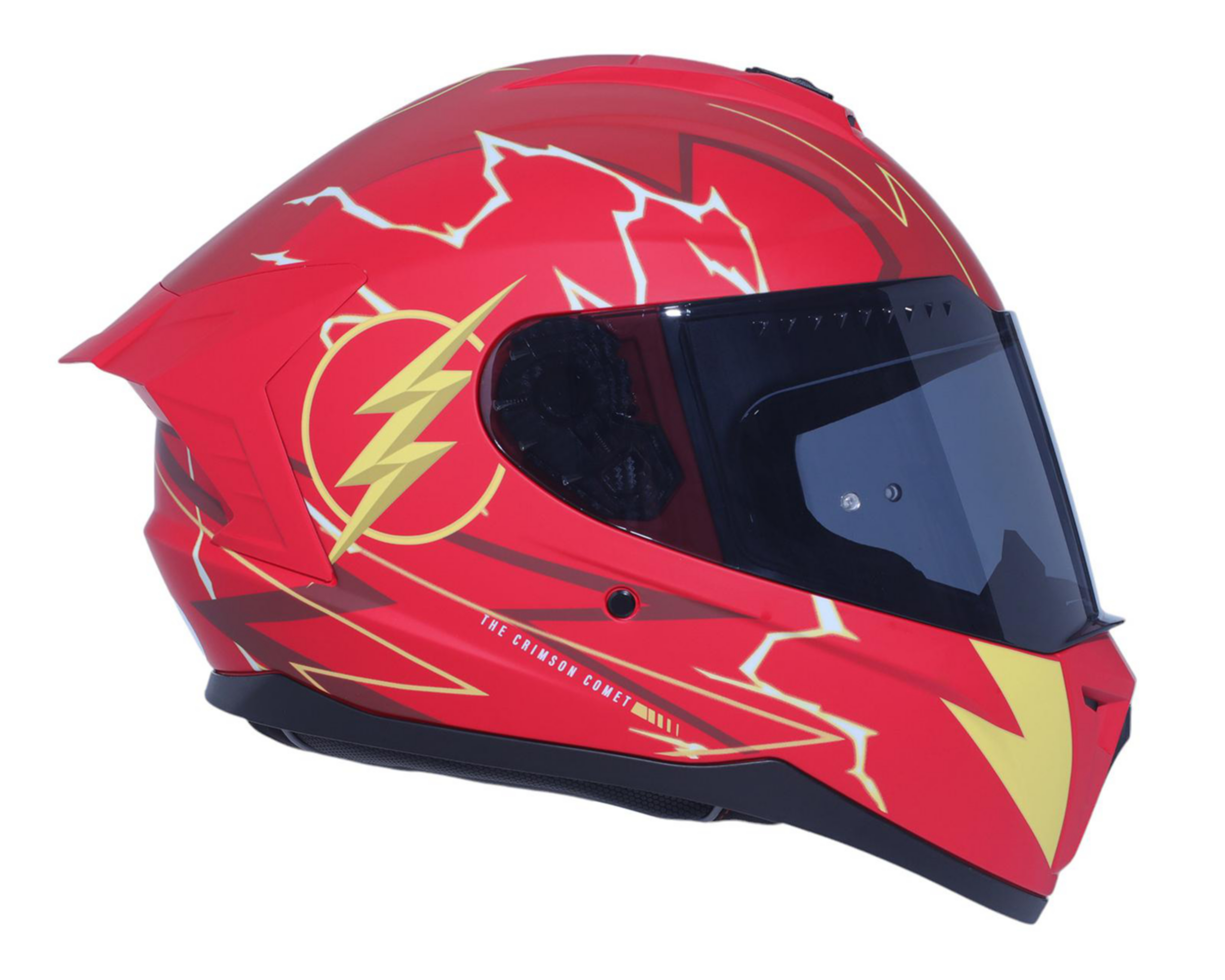 Foto 4 pulgar | Casco para Motociclista Edge Mediano Rojo DC Flash