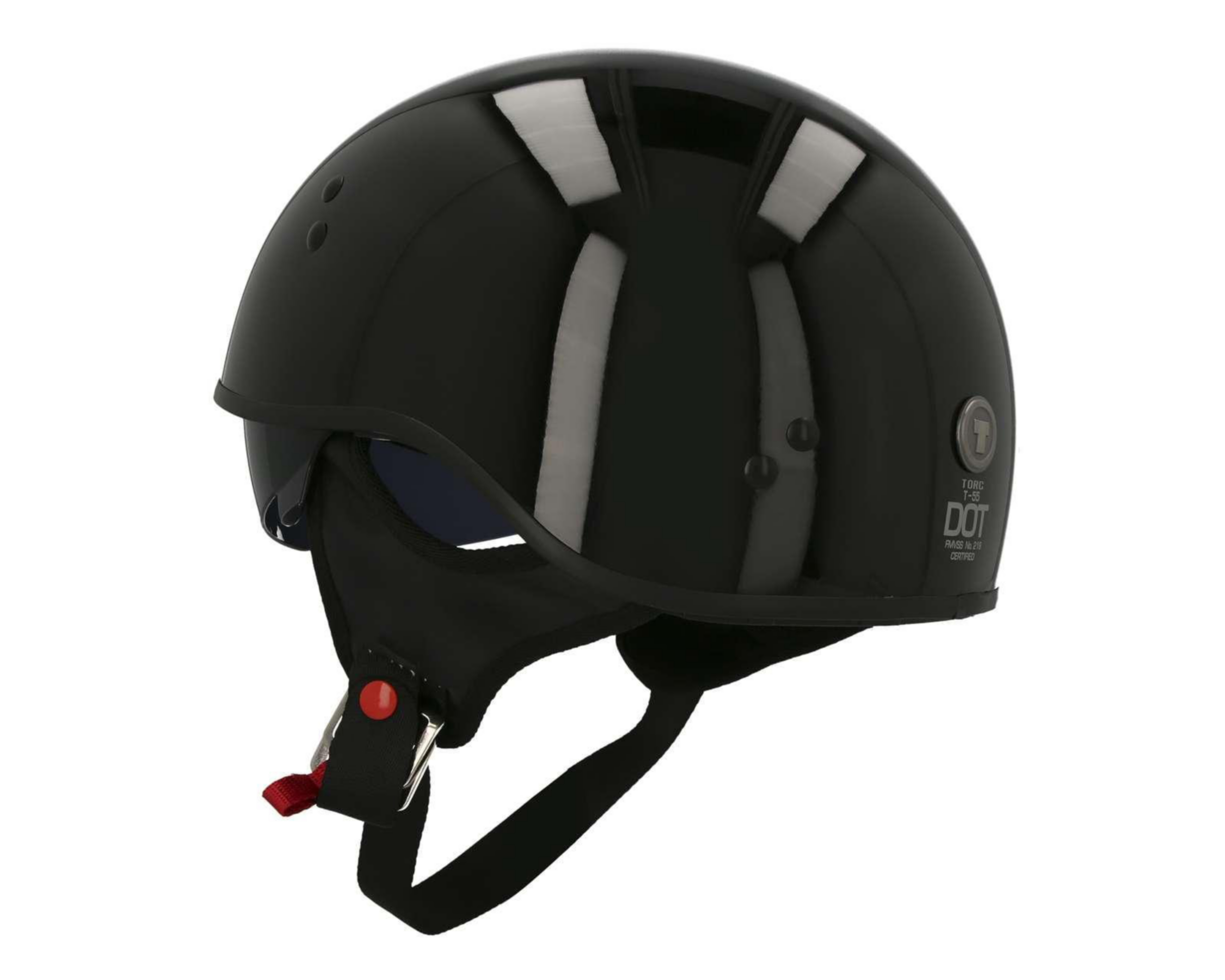 Foto 4 pulgar | Casco para Motociclista Torc Grande Negro