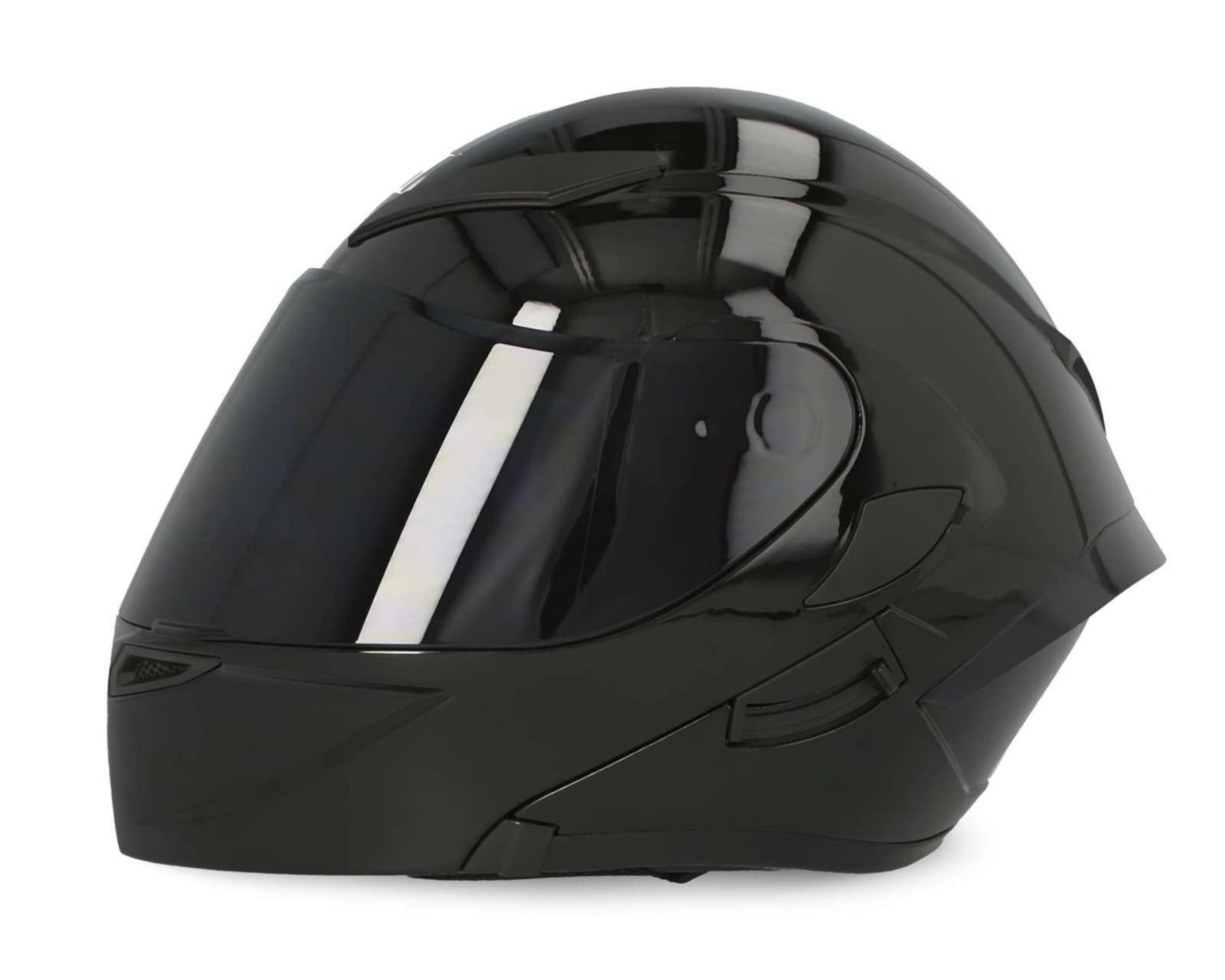 Foto 4 pulgar | Casco para Motociclista Brumm Mediano Negro