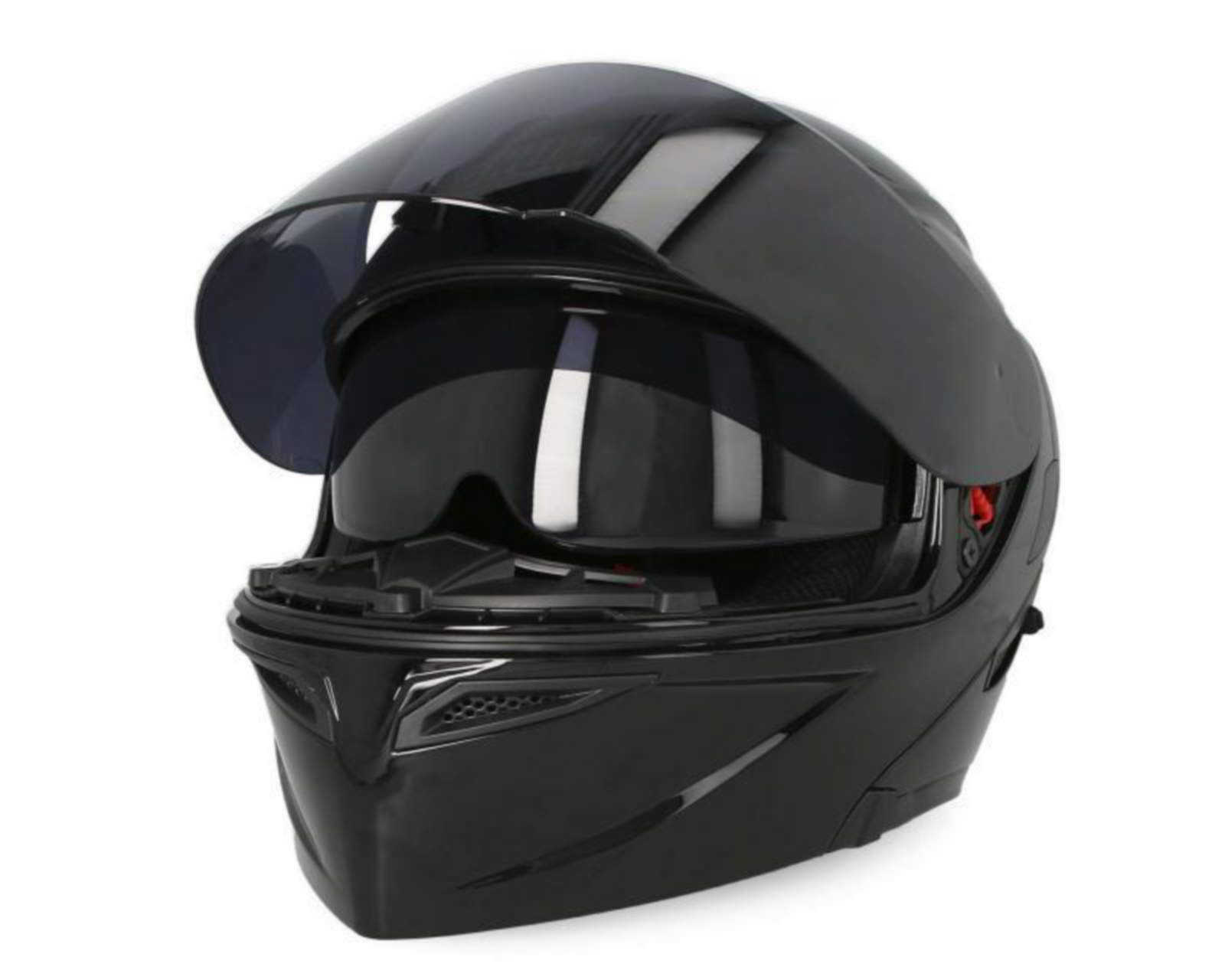 Casco para Motociclista Brumm Grande Negro