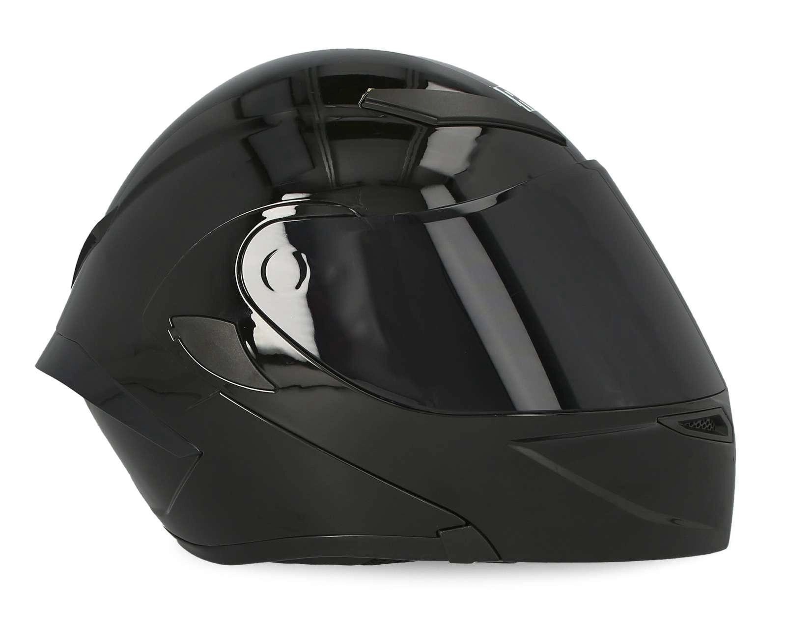 Foto 7 pulgar | Casco para Motociclista Brumm Grande Negro