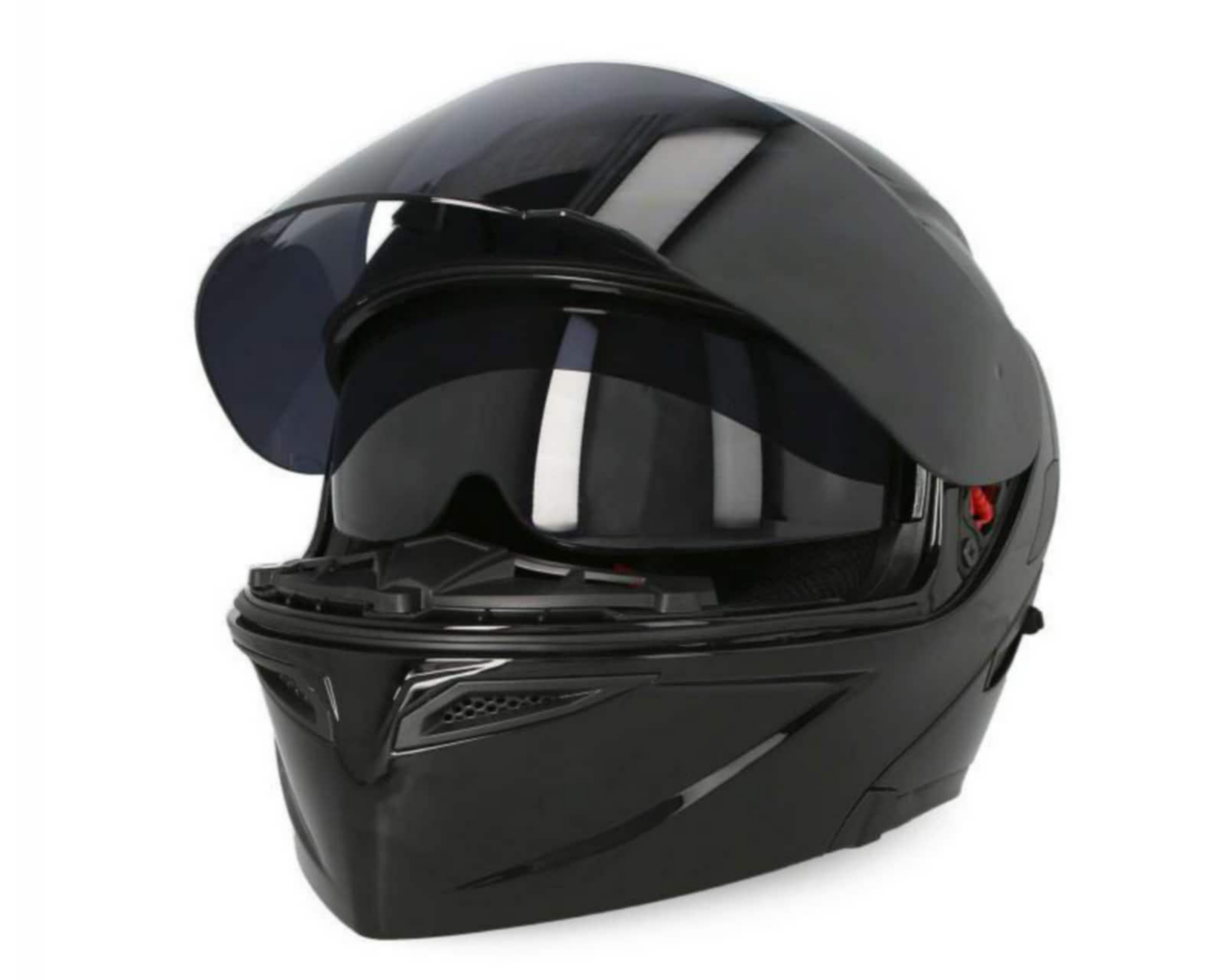 Casco para Motociclista Brumm Extragrande Negro