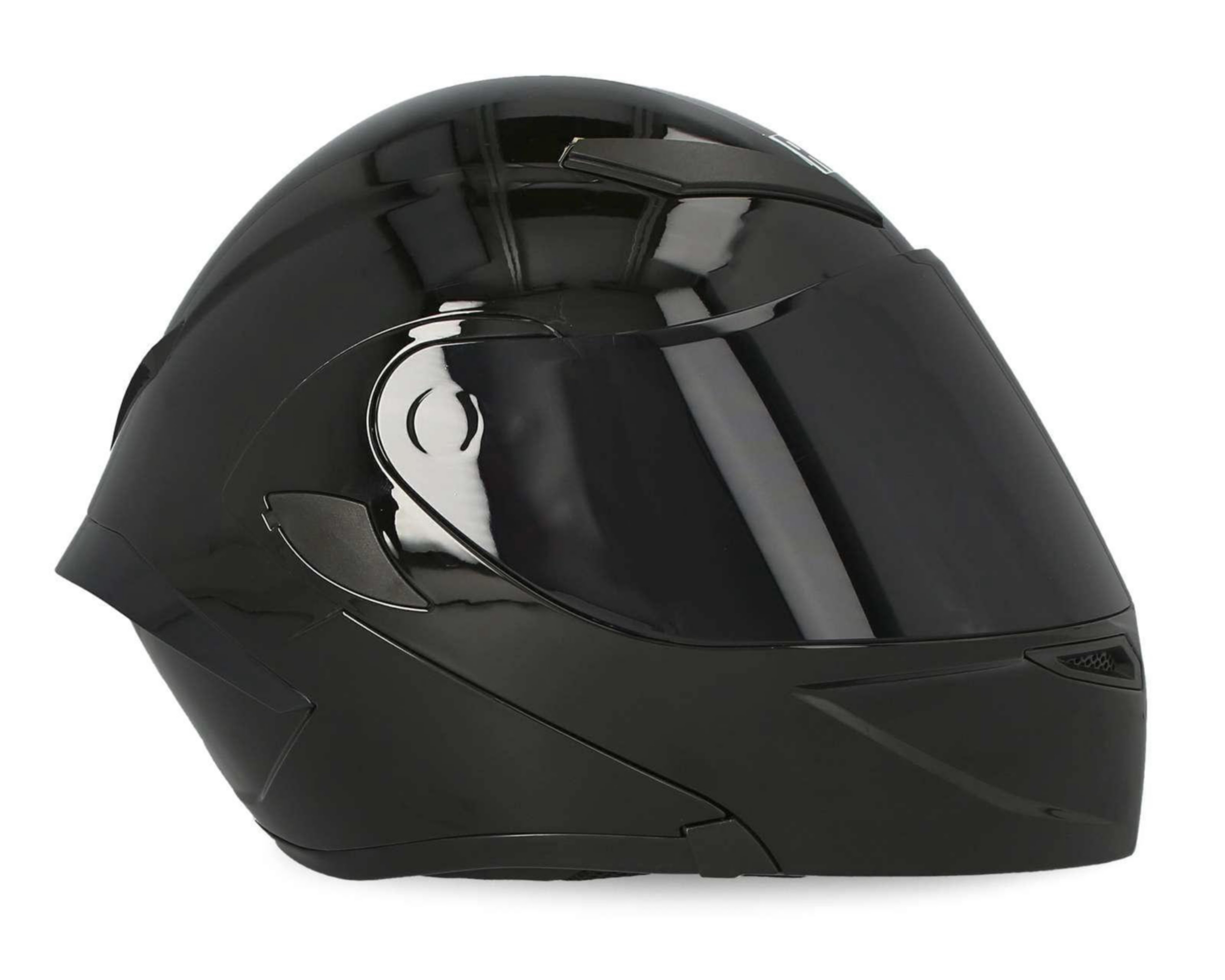 Foto 7 pulgar | Casco para Motociclista Brumm Extragrande Negro