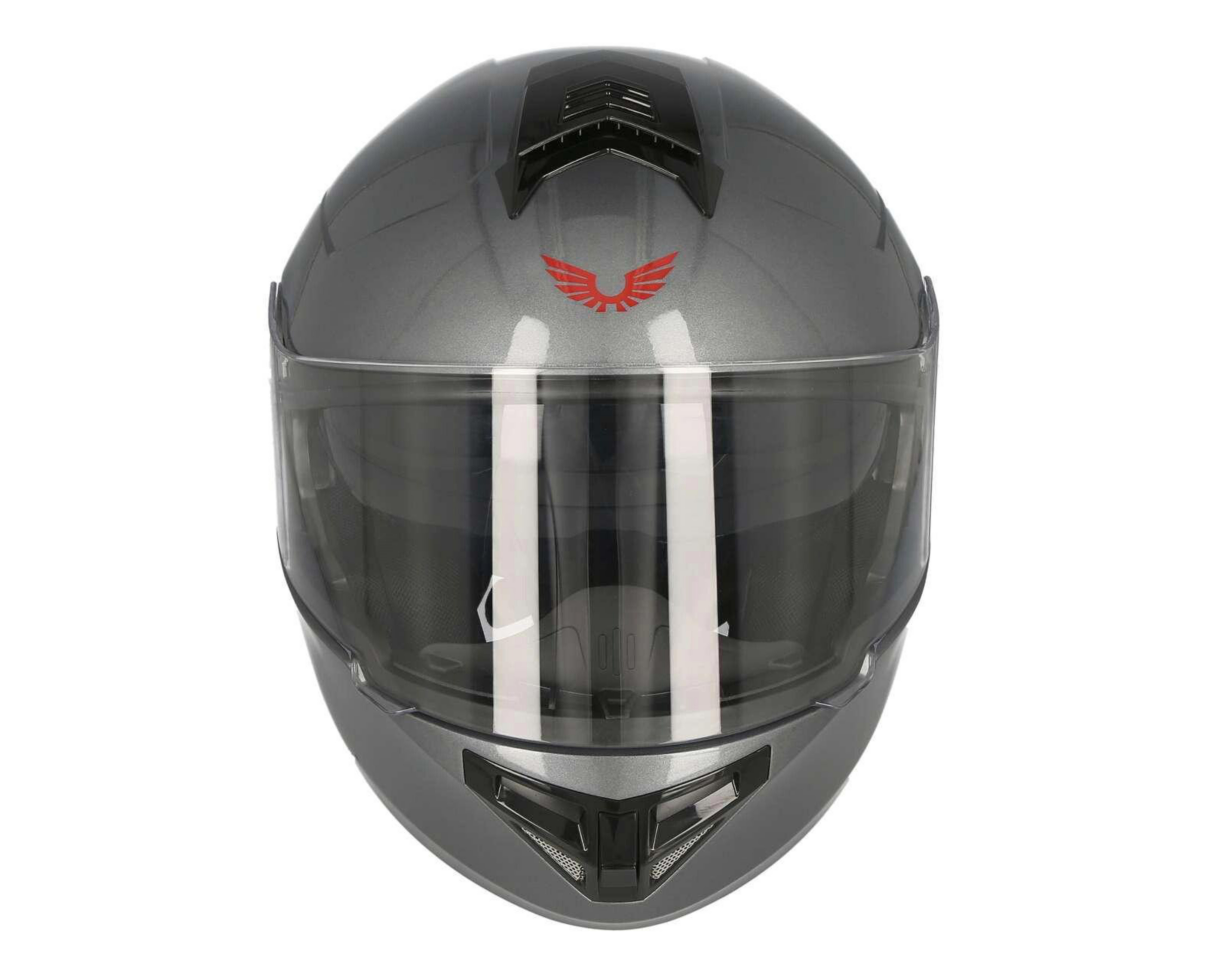 Foto 6 | Casco para Motociclista BKR Grande Gris