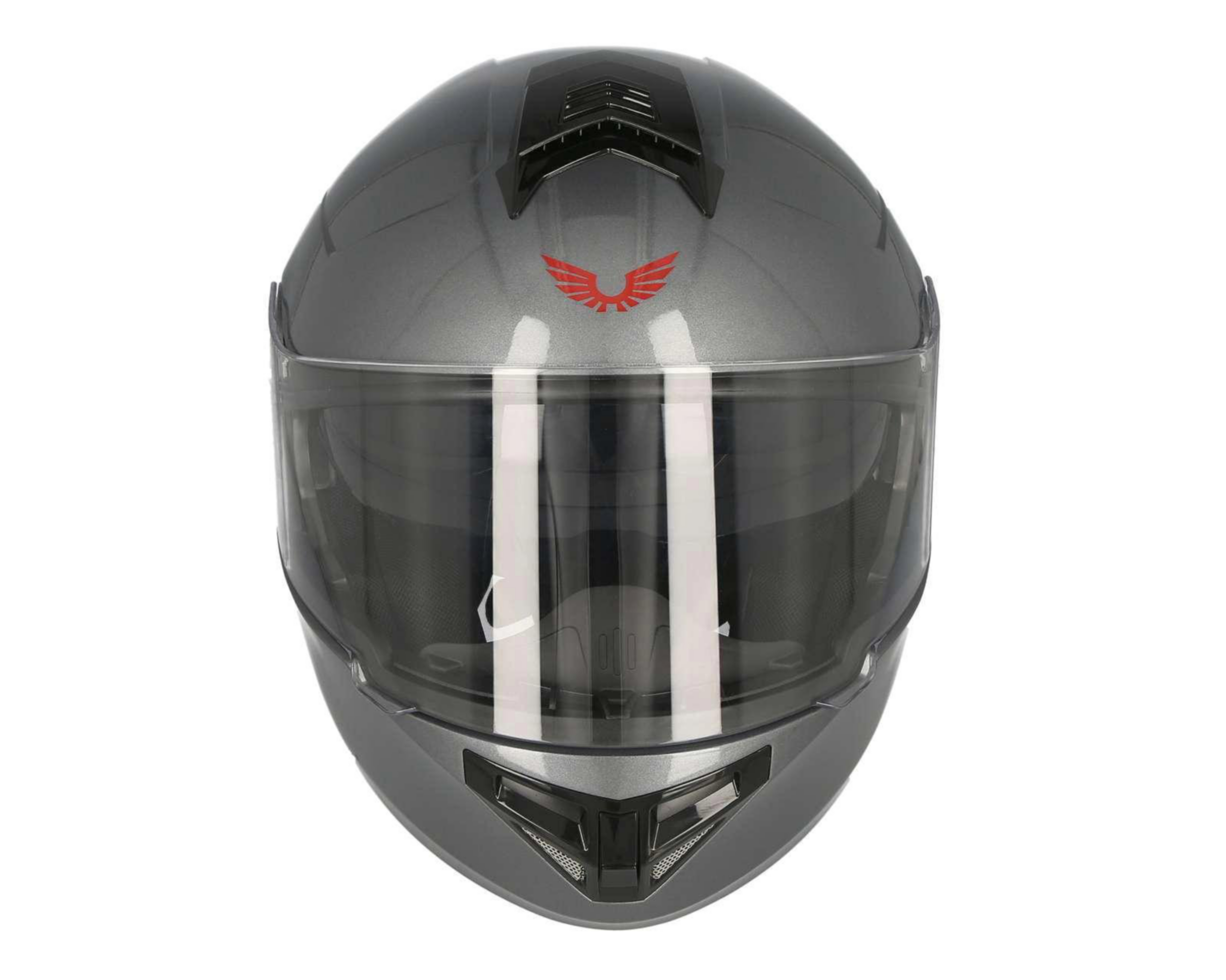 Foto 6 | Casco para Motociclista BKR Extragrande Gris