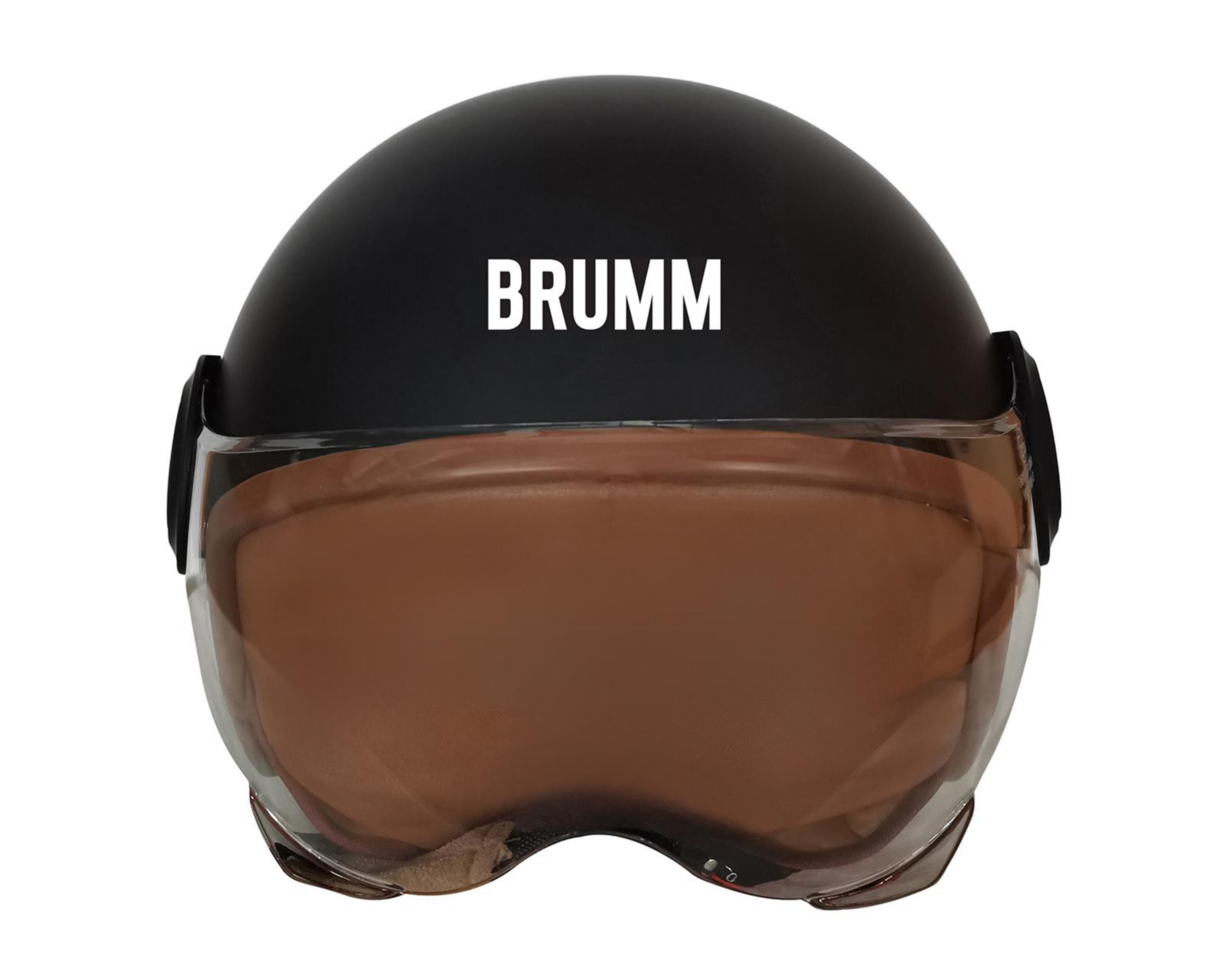 Casco para Motociclista Brumm Grande Negro