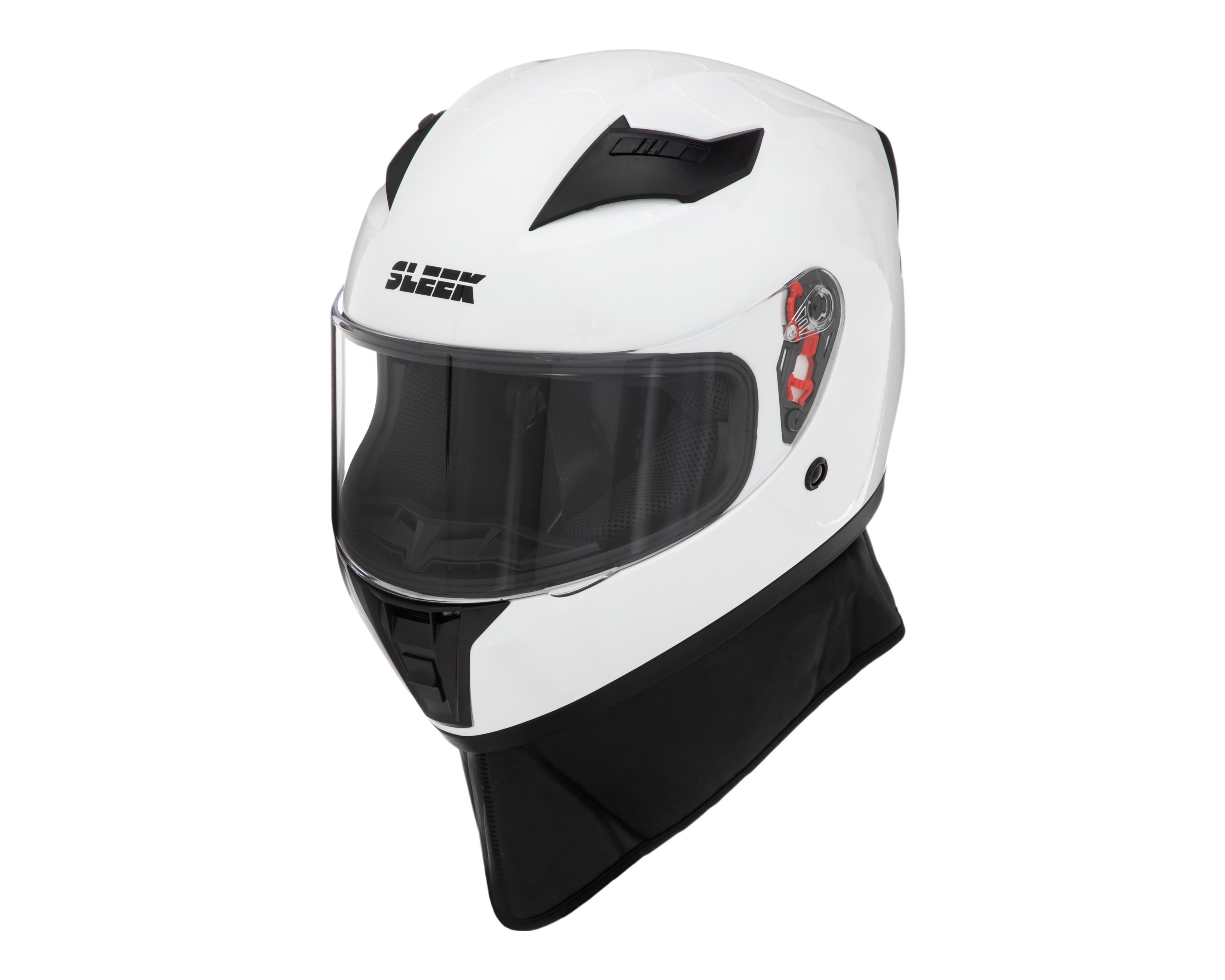 Foto 2 pulgar | Casco para Motociclista Sleek Mediano Blanco