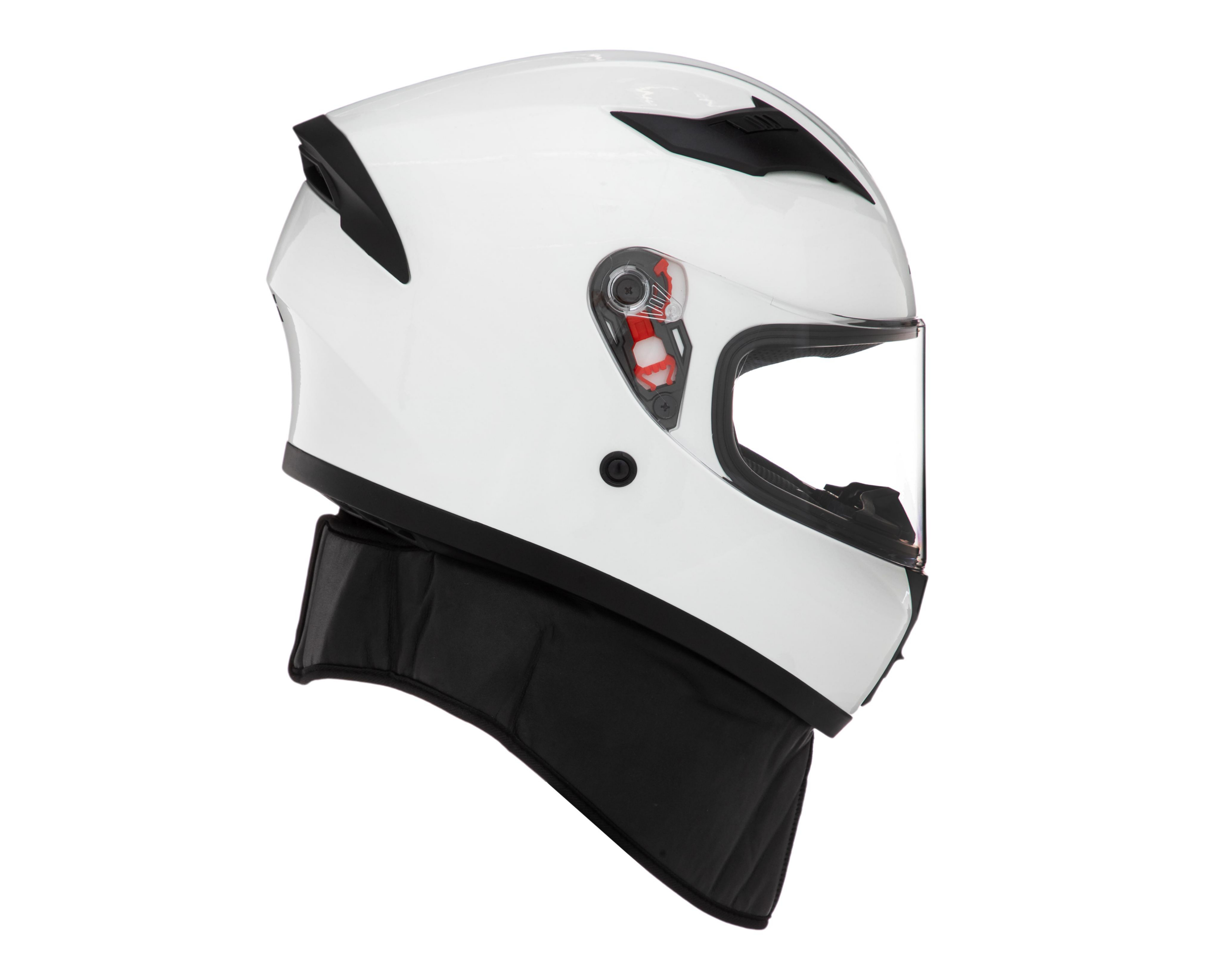 Foto 6 pulgar | Casco para Motociclista Sleek Mediano Blanco