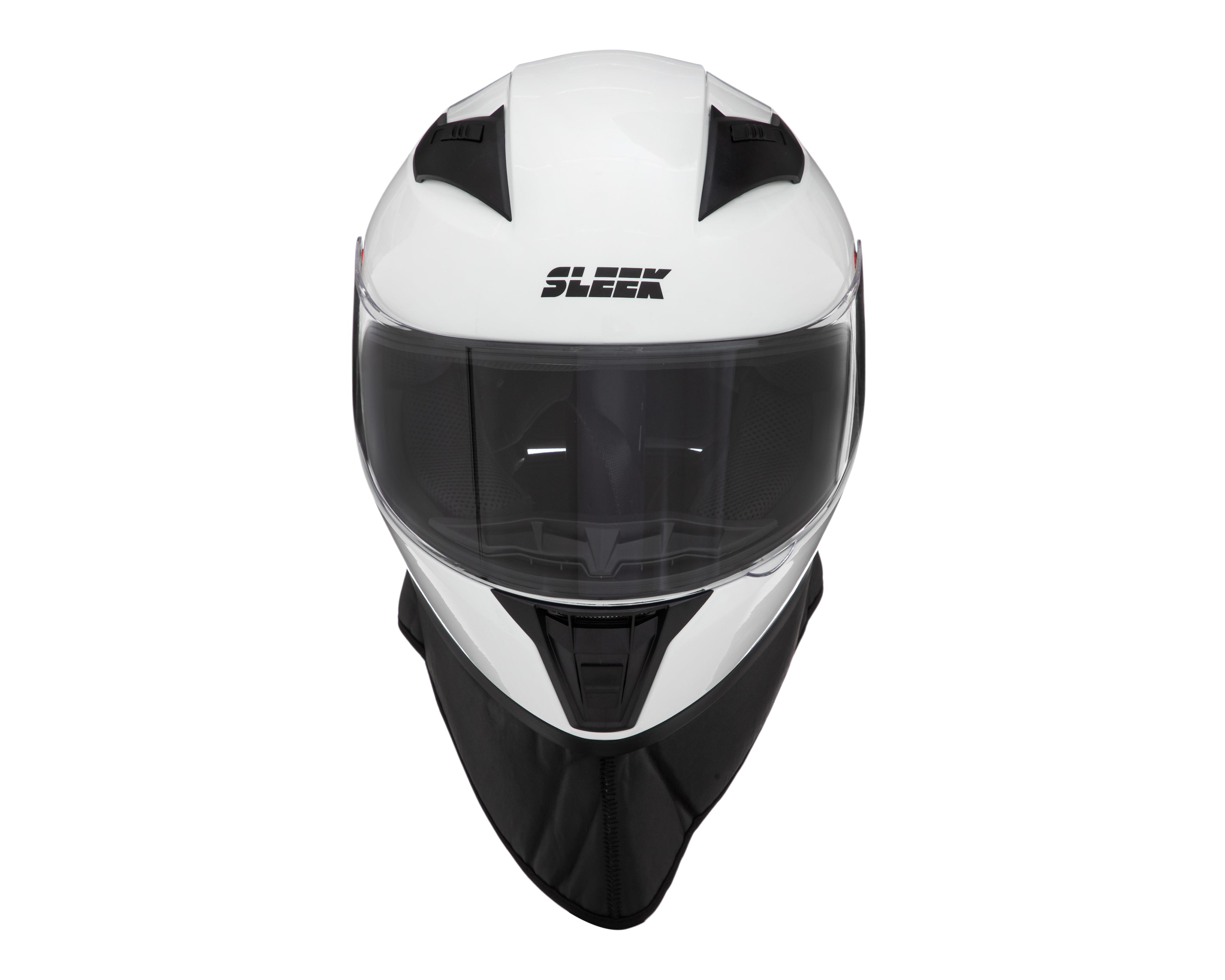 Foto 7 pulgar | Casco para Motociclista Sleek Mediano Blanco