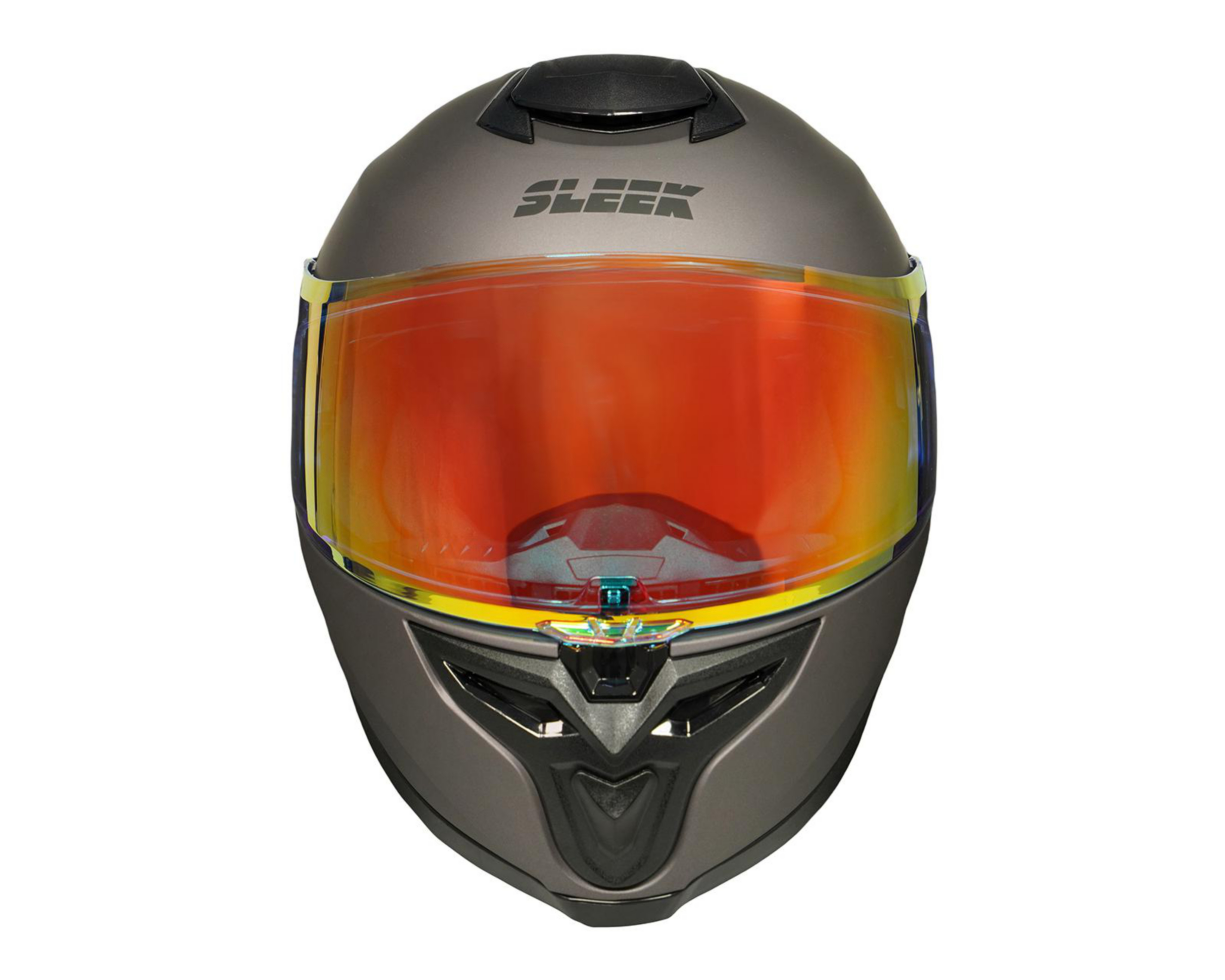 Foto 5 | Casco para Motociclista Sleek Grande Negro con Doble Visor