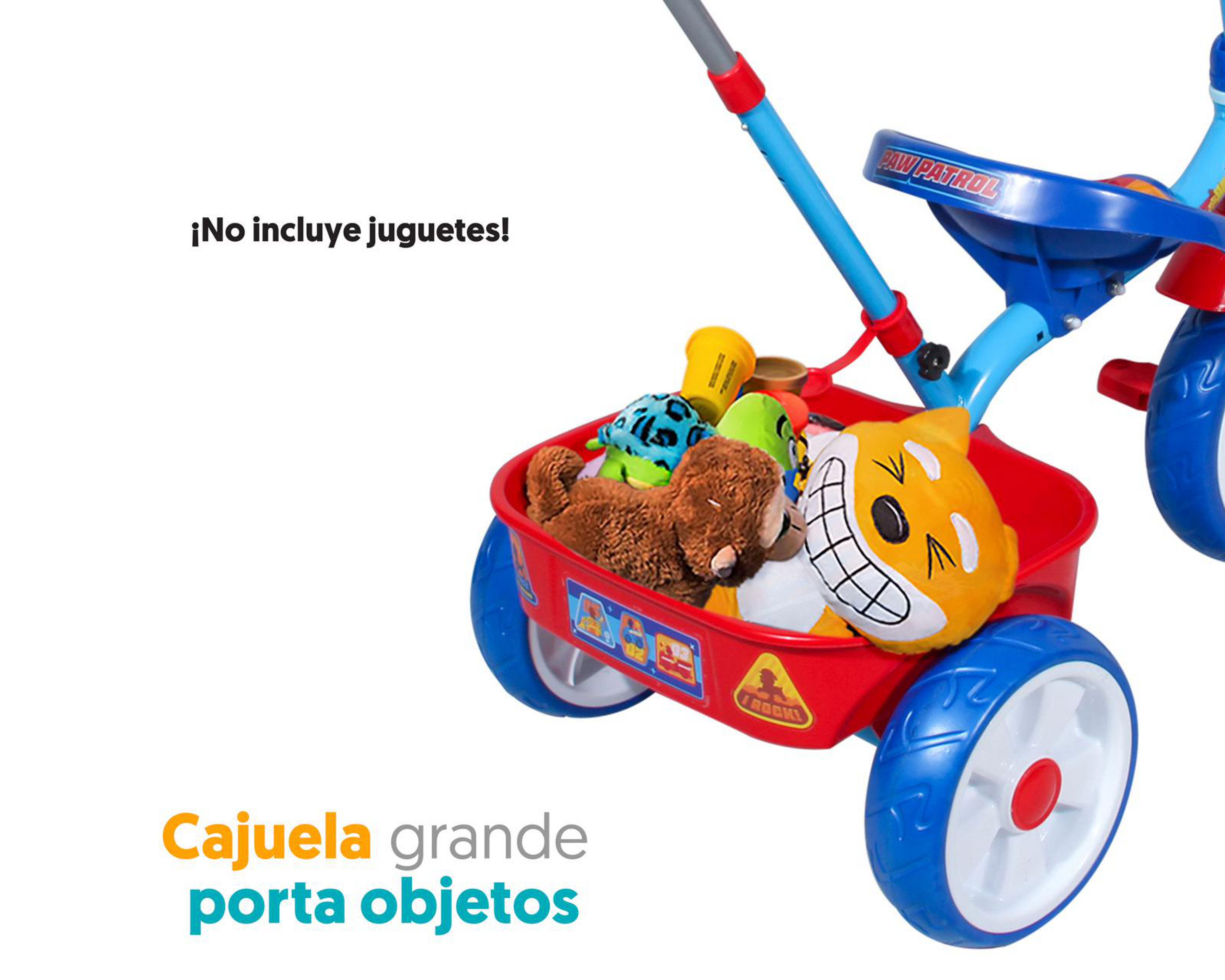 Foto 4 pulgar | Triciclo Apache Paw Patrol Azul