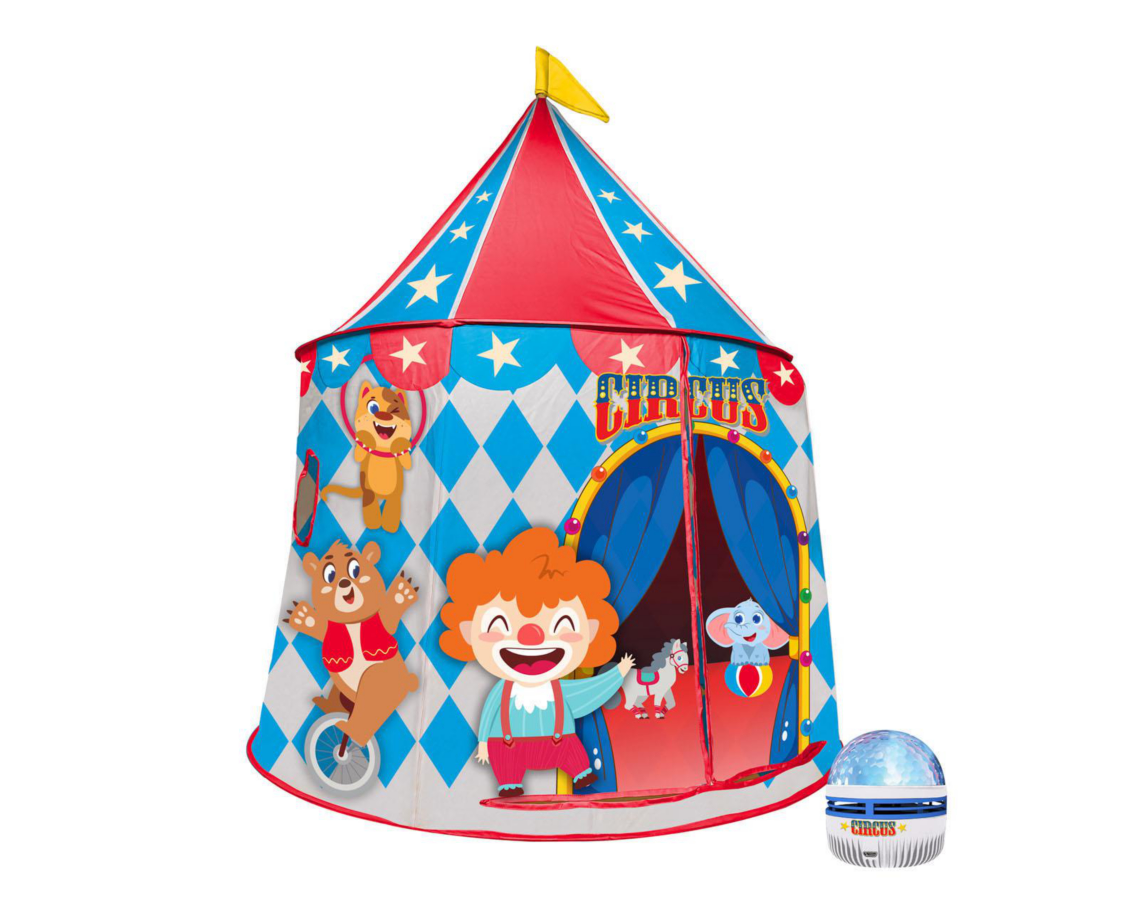 Casa de Campaña Infantil Apache con Proyector de Estrellas $599