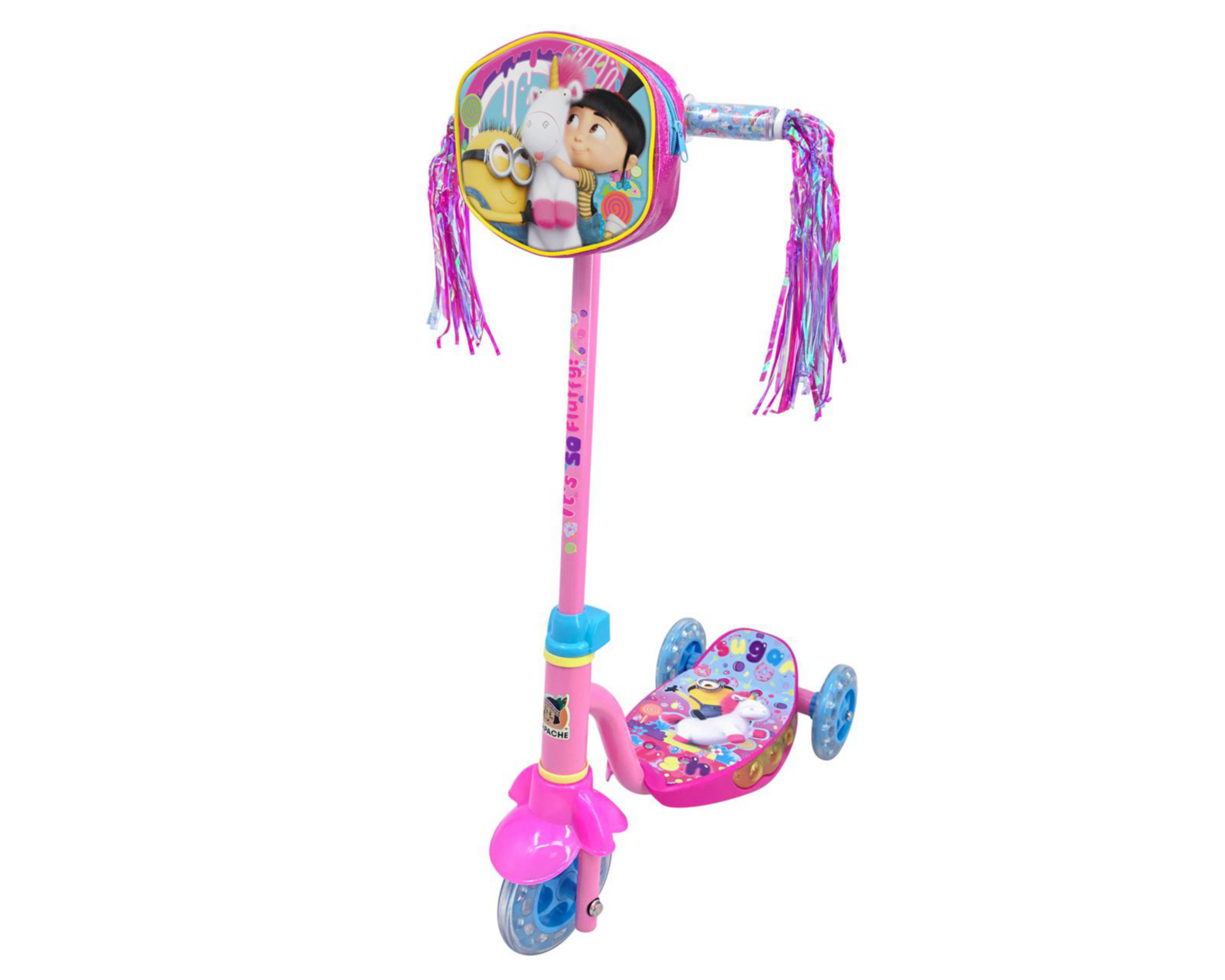 Scooter para Niña Apache Mi Villano Favorito con Luces $1,199
