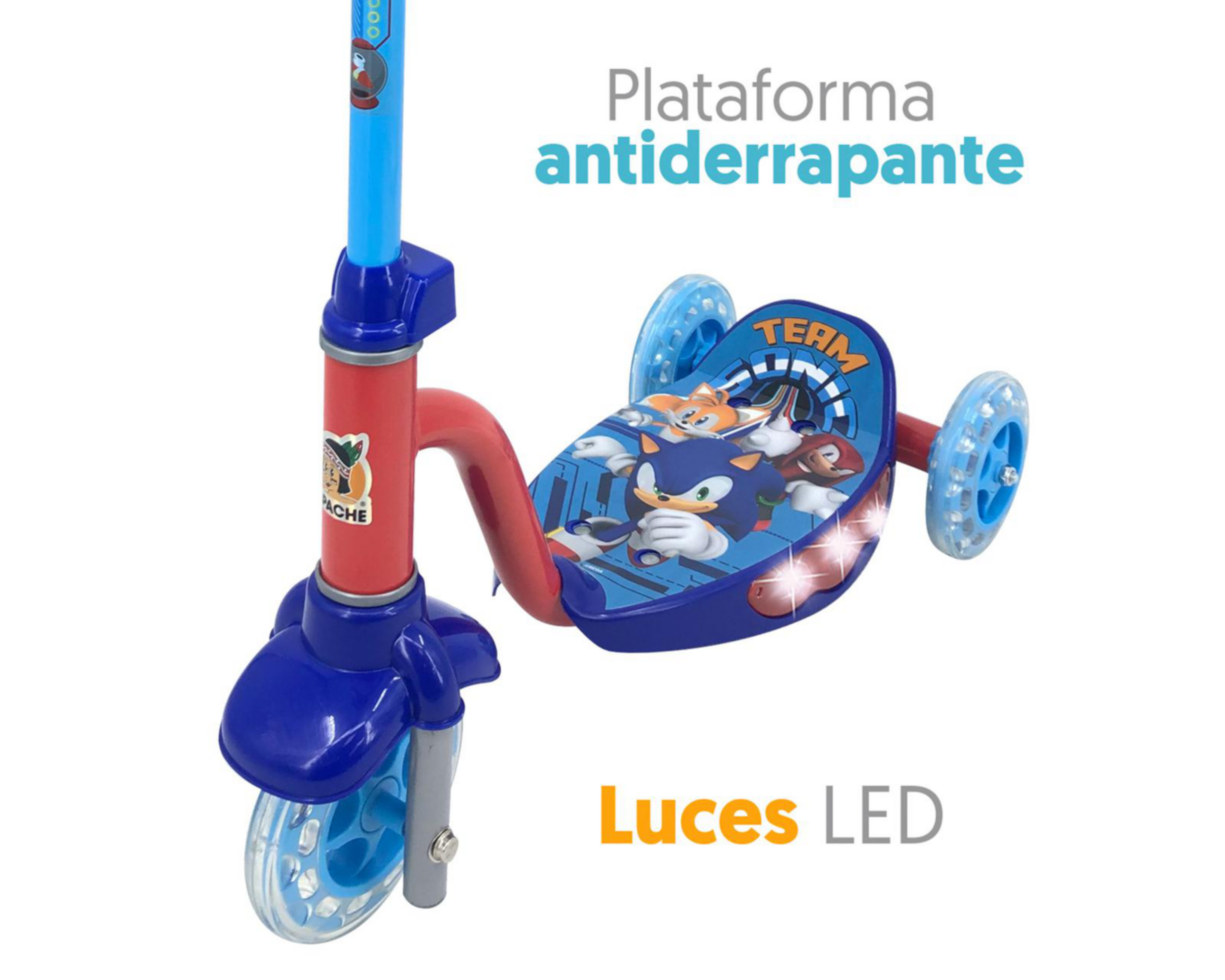 Foto 5 | Scooter para Niño Aapache Sonic con Luces