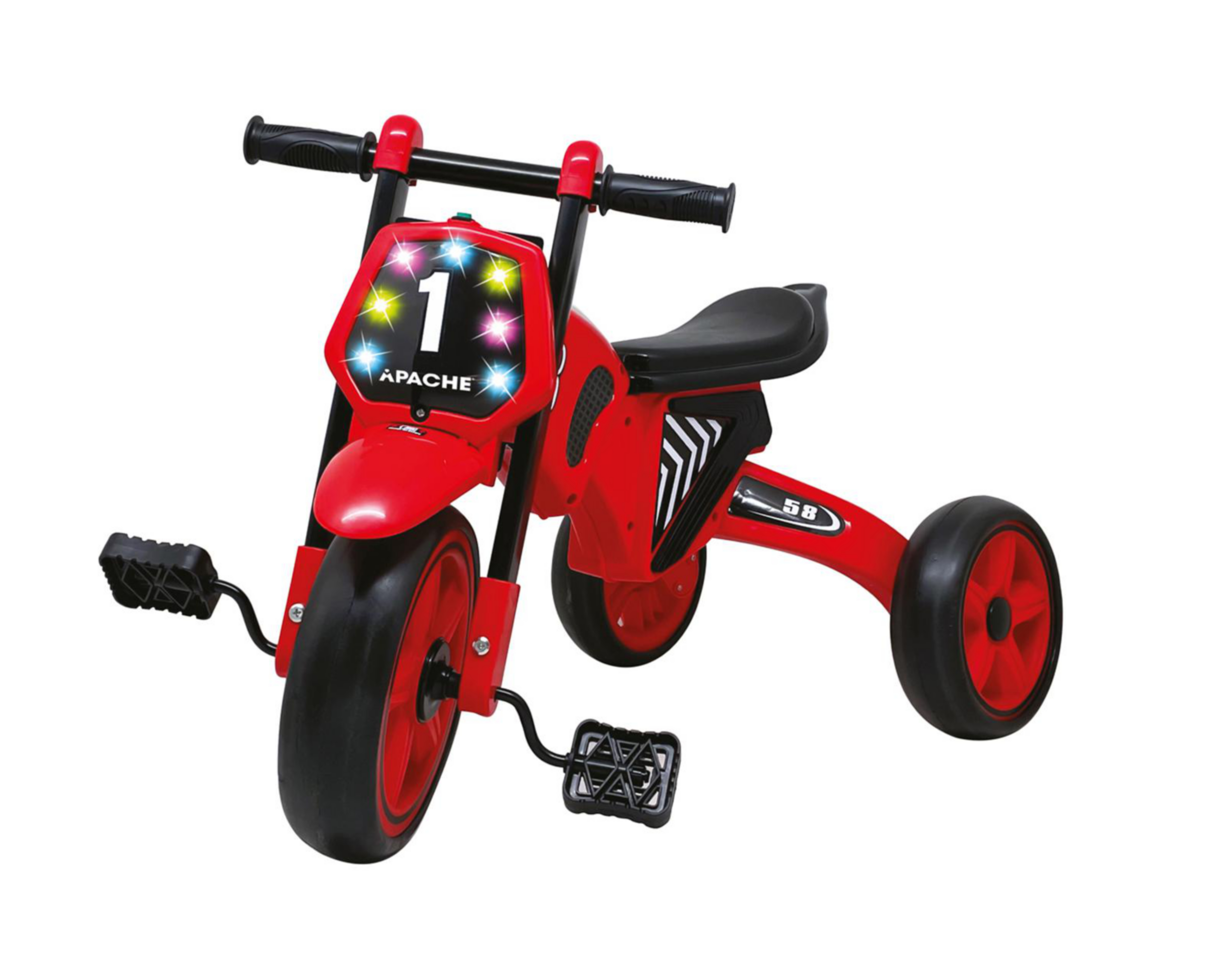 Triciclo Apache Motocross Rojo $689