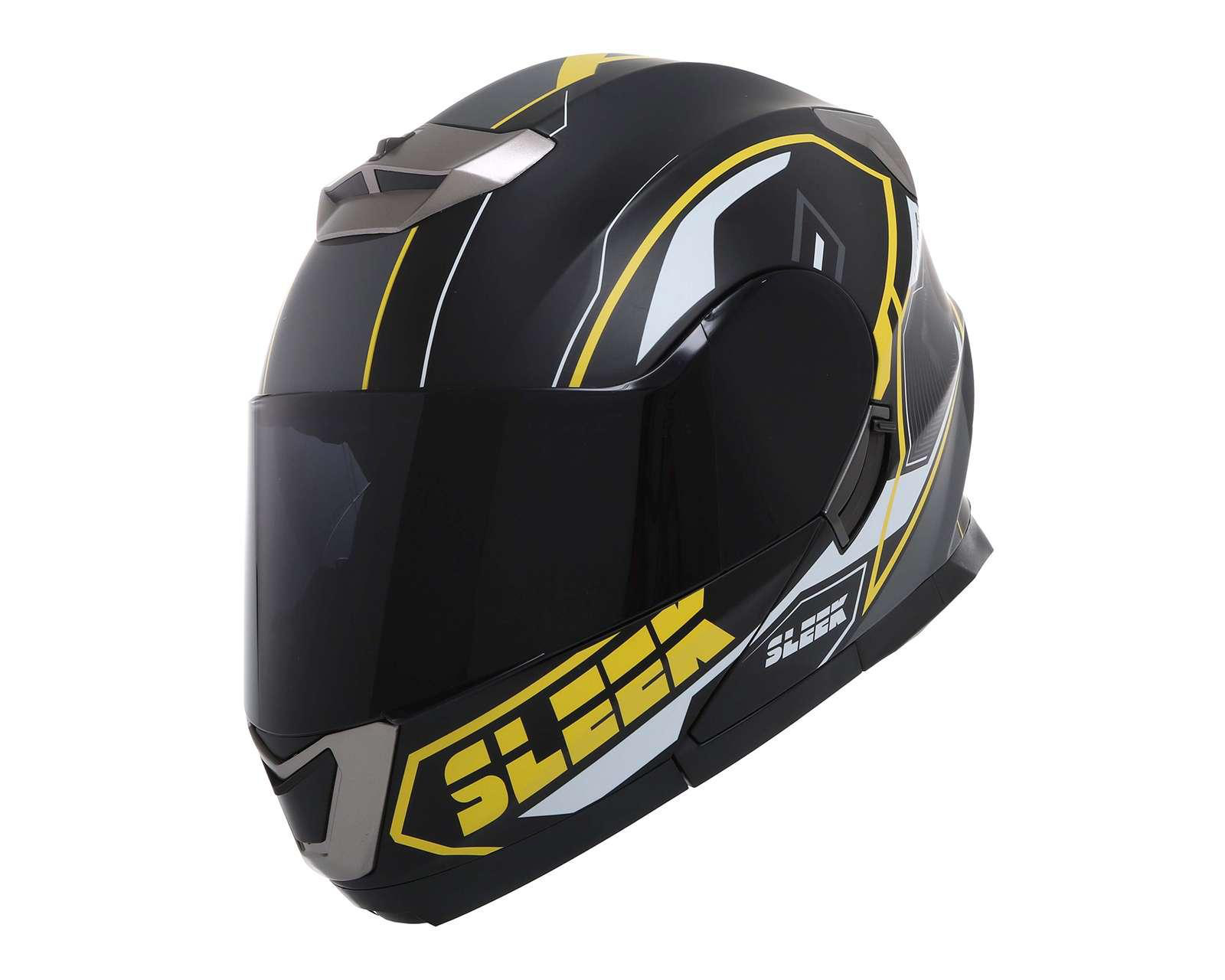 Foto 2 | Casco para Motociclista Sleek Grande Negro