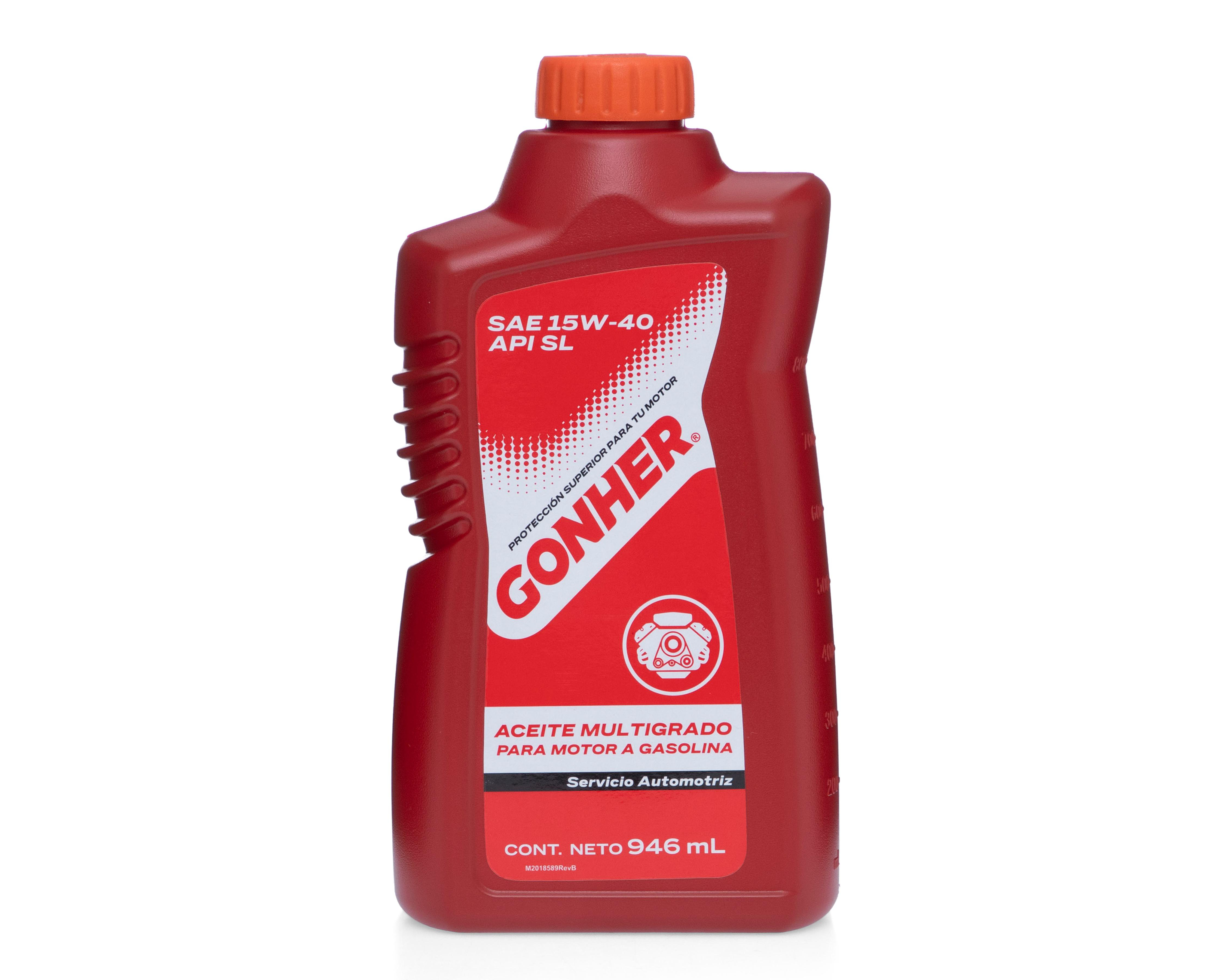 Aceite de Motor Multigrado Gonher SAE 15W40 API 1 l