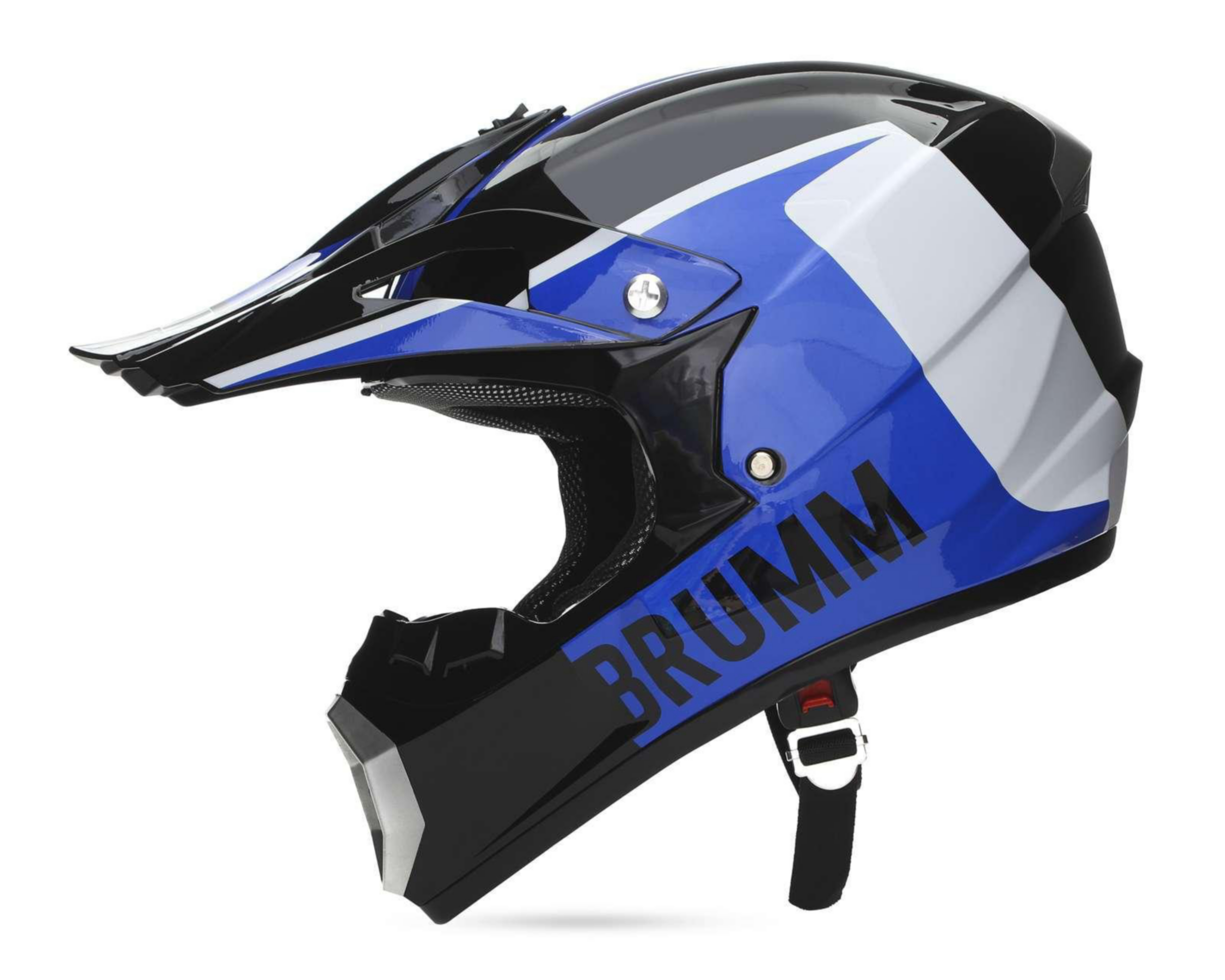 Foto 2 | Casco para Motociclista Brumm Mediano Juvenil Azul