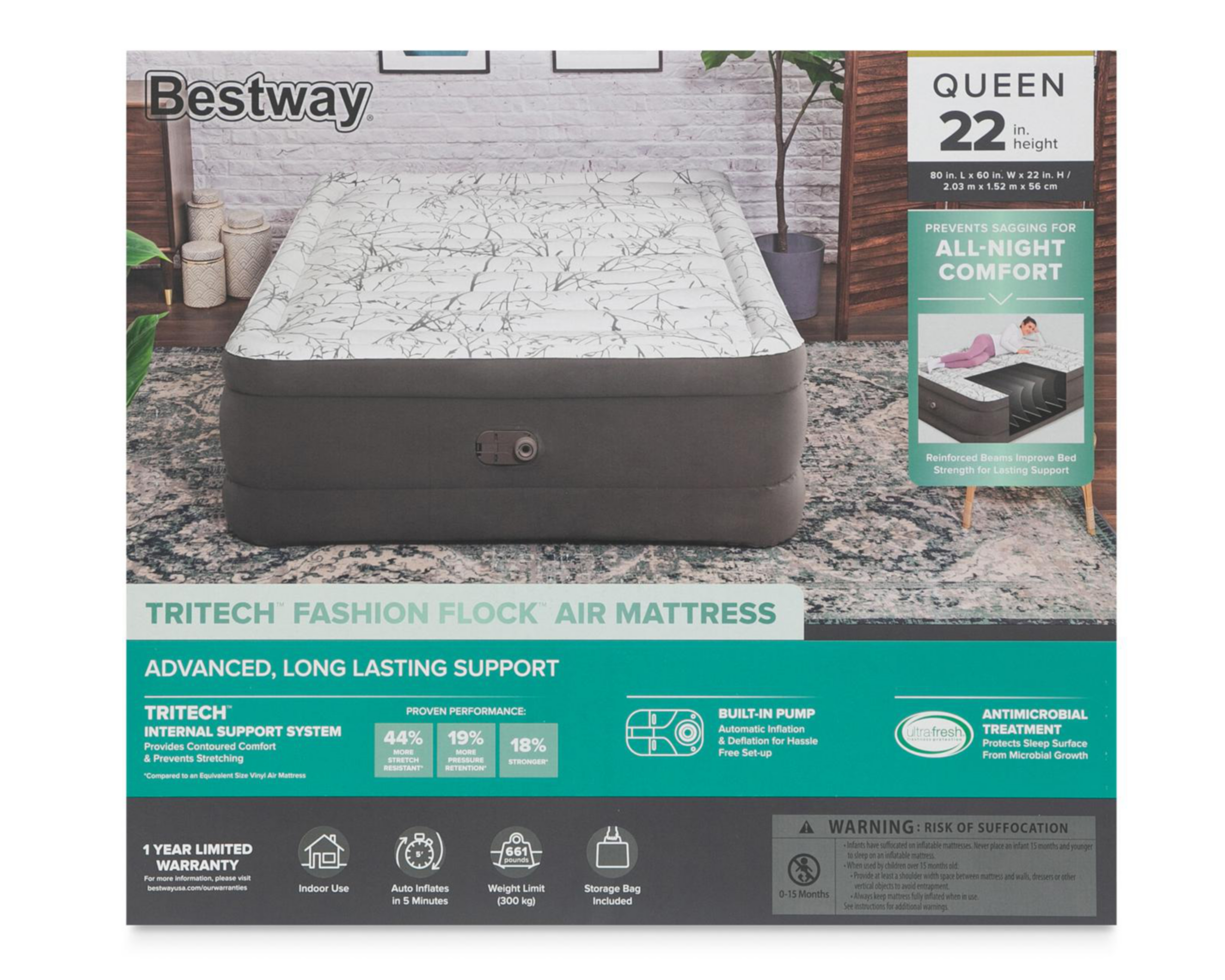 Foto 4 | Colchón Inflable Queen Bestway