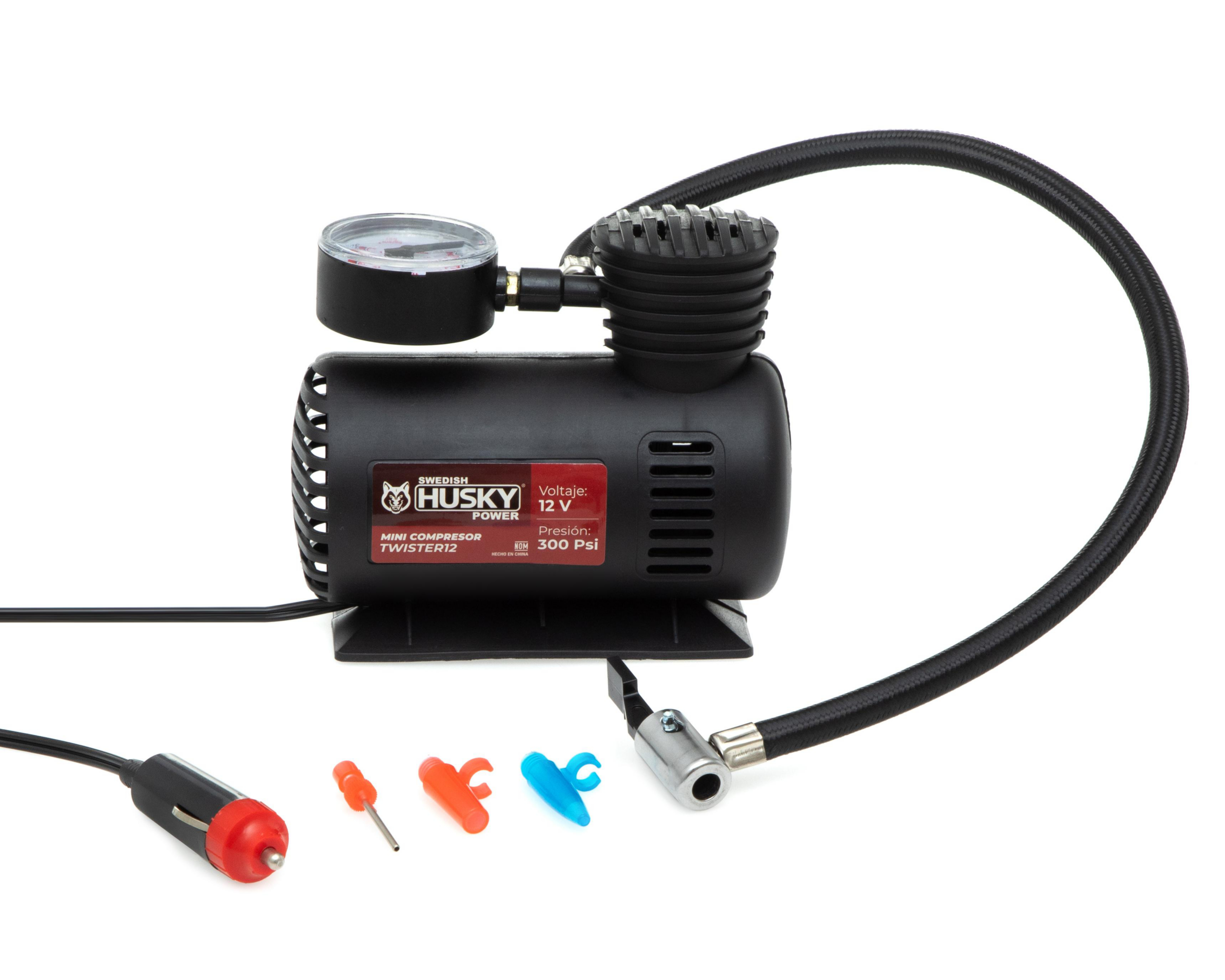 Foto 1 | Compresor de Aire Mini Husky Twister12 300 psi con Adaptadores