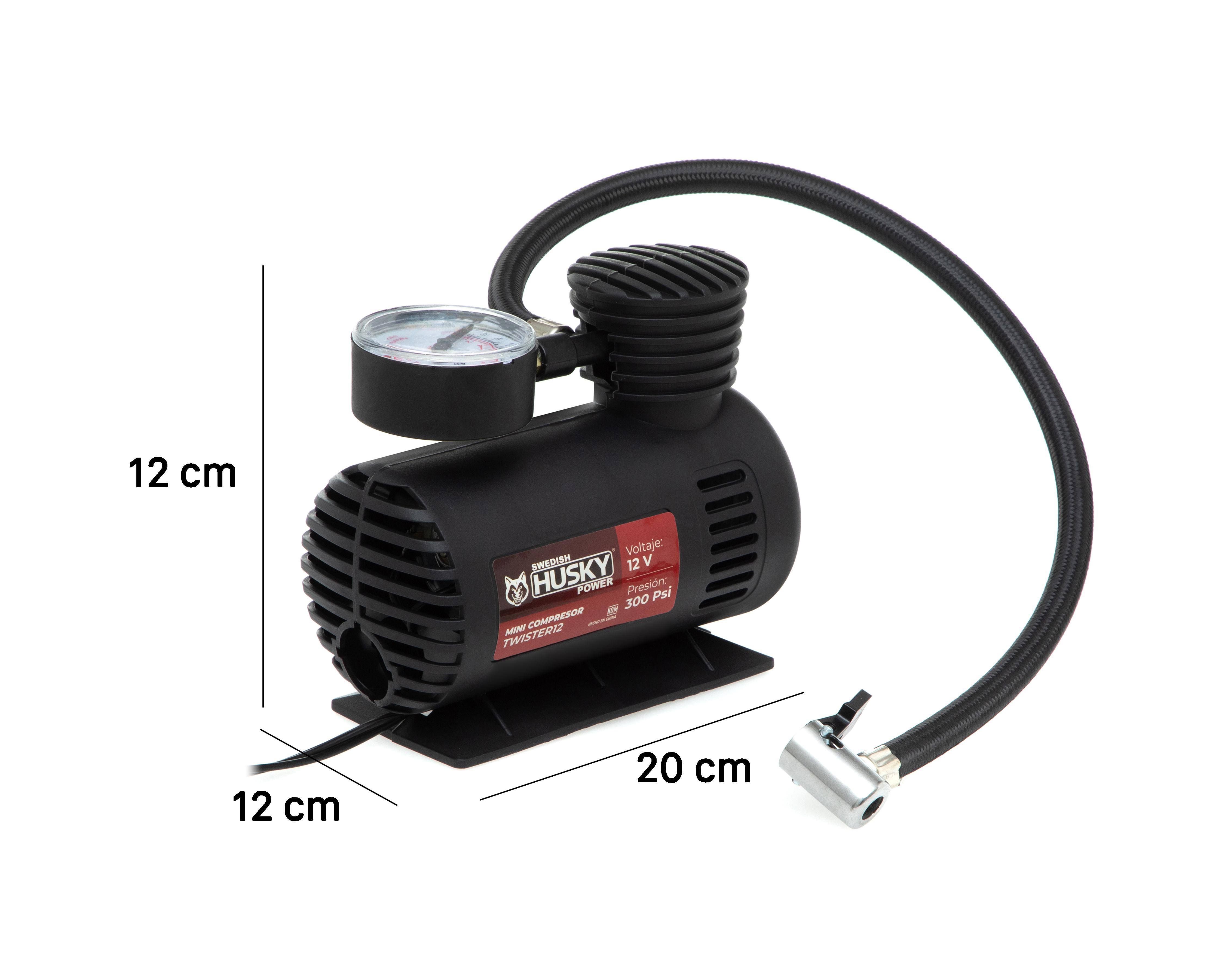 Foto 6 pulgar | Compresor de Aire Mini Husky Twister12 300 psi con Adaptadores