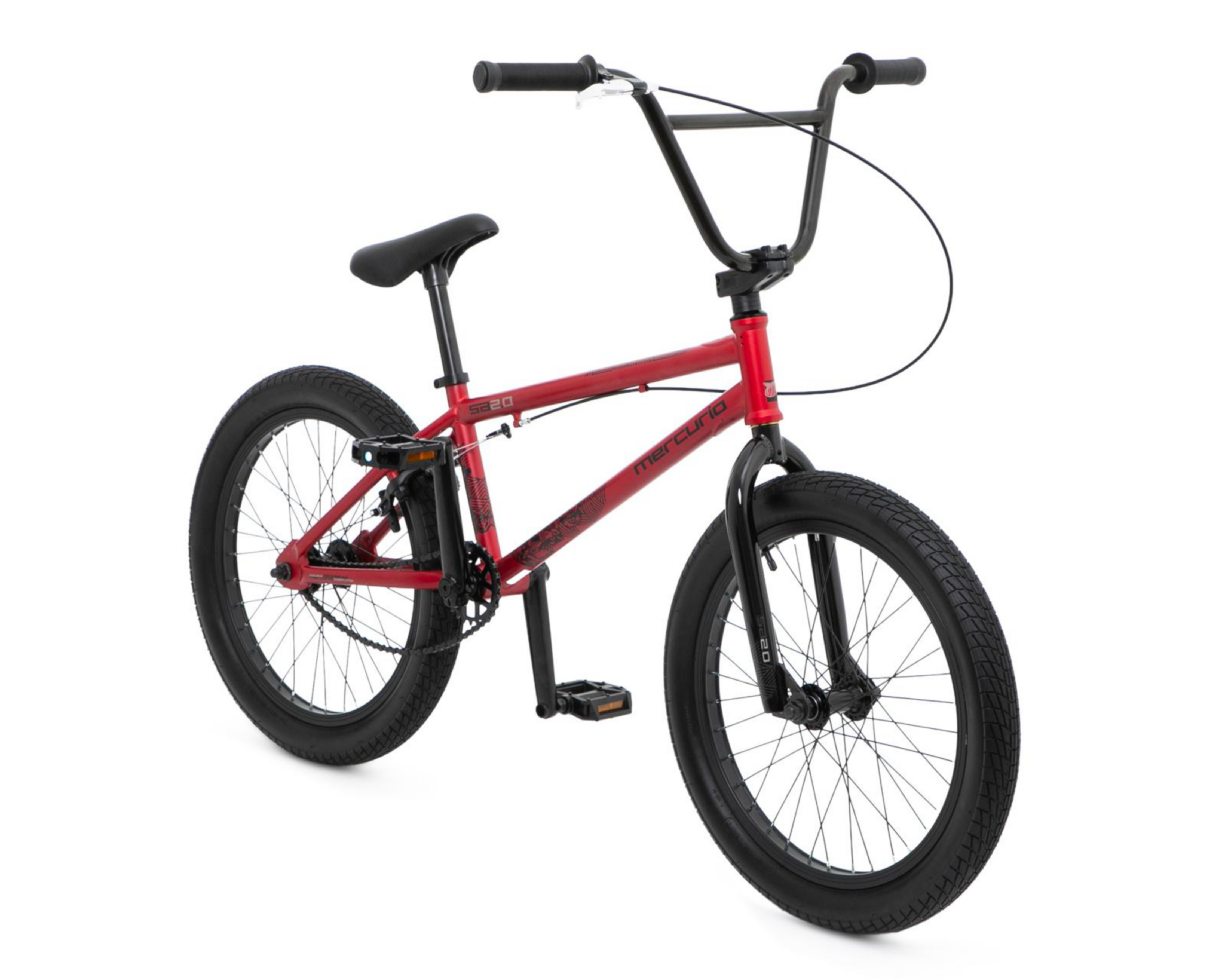 Foto 2 pulgar | Bicicleta Infantil Mercurio Super Bronco Rodada 20 Rojo