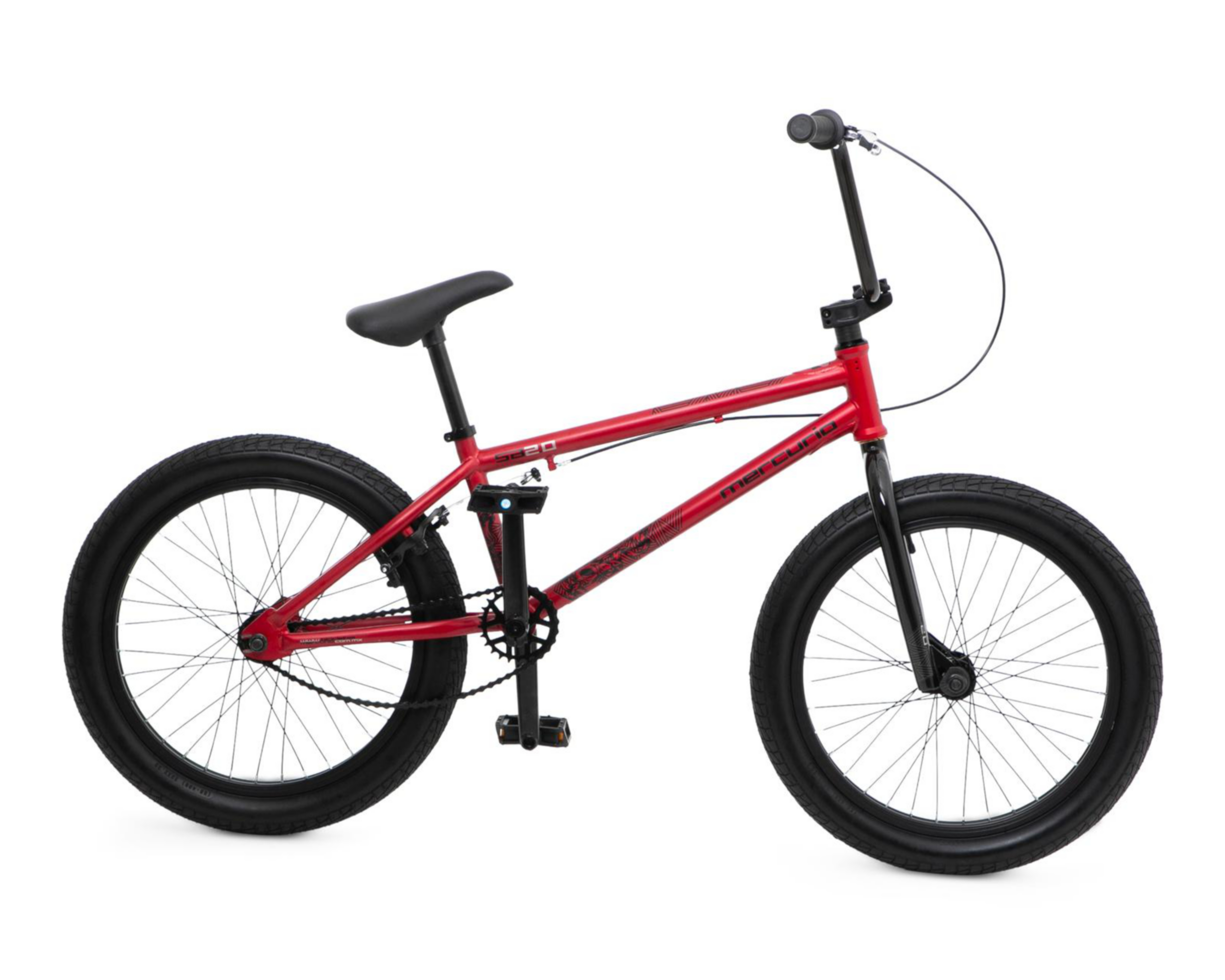 Foto 3 pulgar | Bicicleta Infantil Mercurio Super Bronco Rodada 20 Rojo