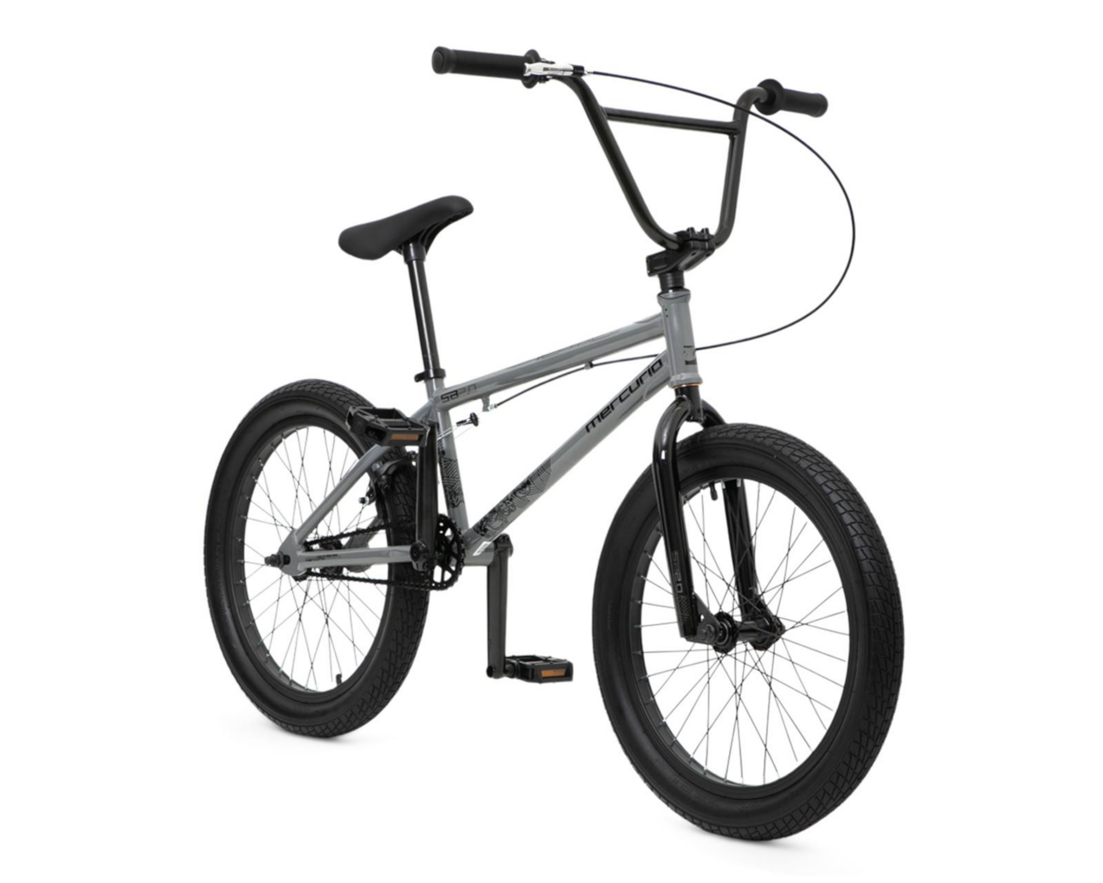 Bicicleta Freestyle Mercurio Super Broncco Rodada 20 Gris